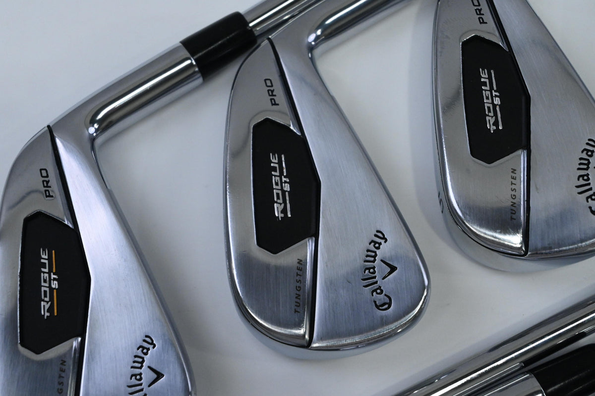 Callaway Rogue ST Pro Irons / 3-PW / Stiff Flex Elevate MPH 95 Shafts