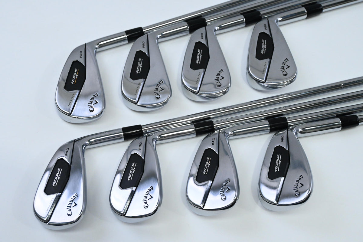 Callaway Rogue ST Pro Irons / 3-PW / Stiff Flex Elevate MPH 95 Shafts