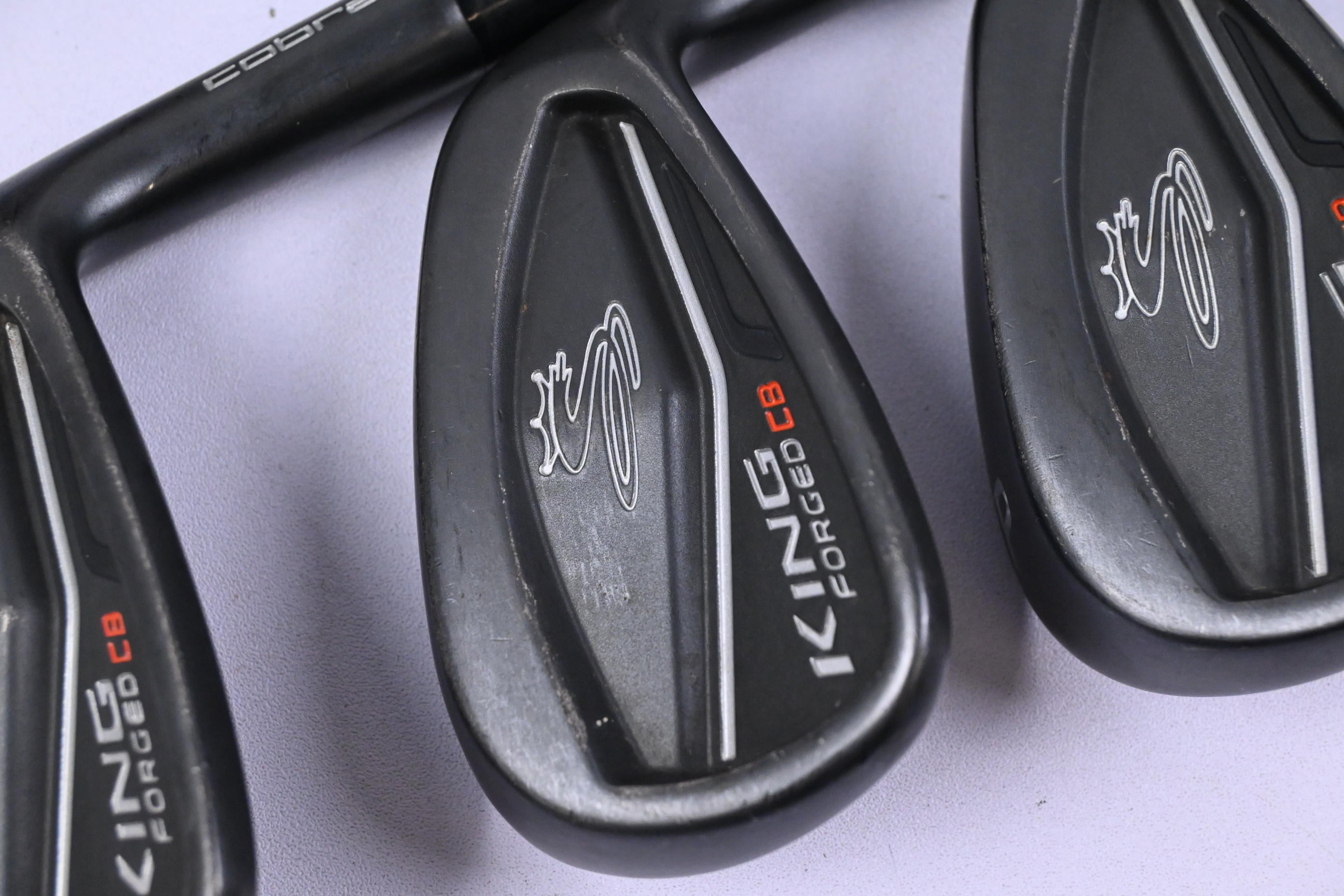 Cobra King Forged CB/MB 2019 Black Irons / 5-PW / Stiff Flex KBS Tour C-Taper 95