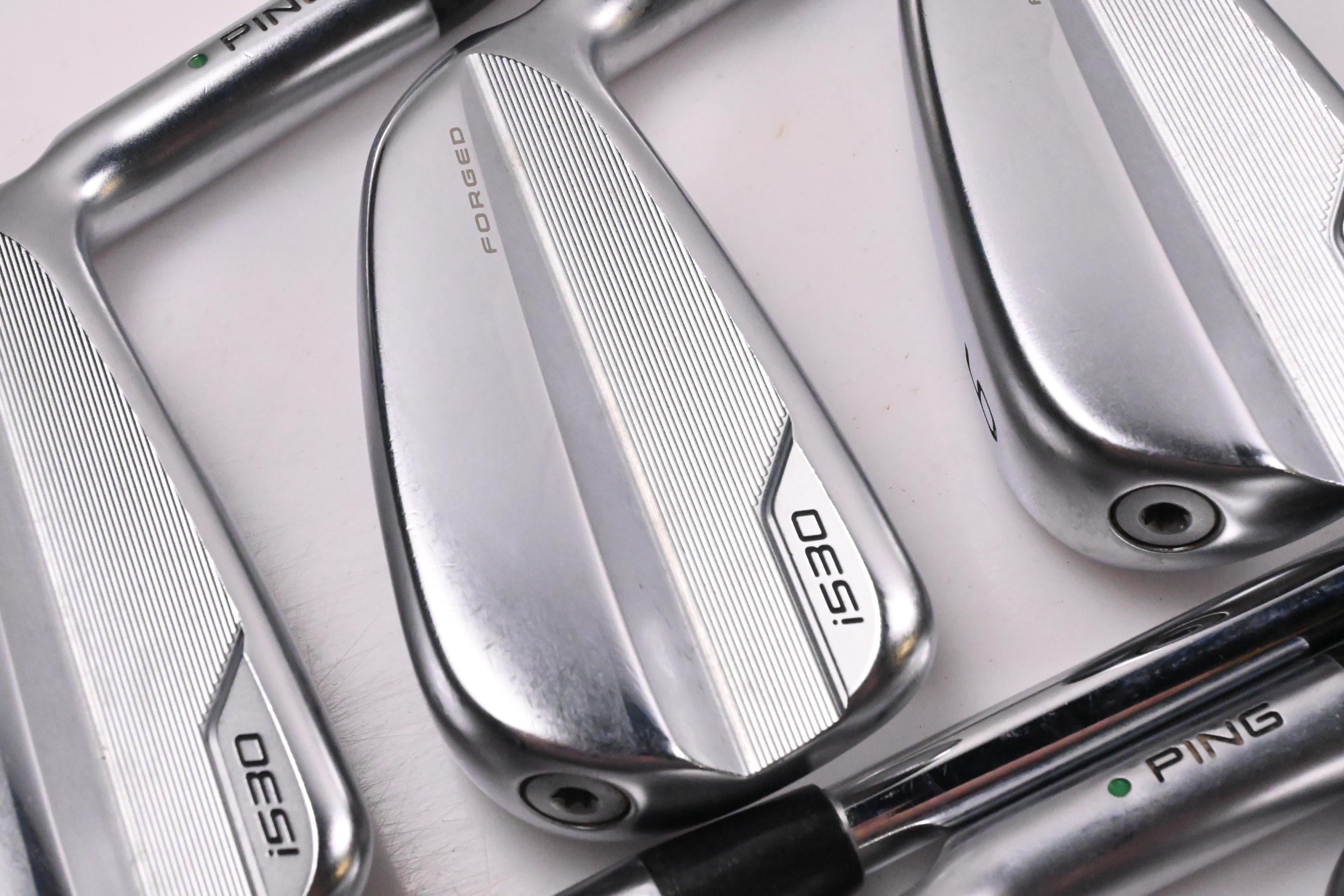 Ping i530 Irons / 4-PW-UW / Green Dot / Stiff Flex Dynamic Gold Mid 115 Shafts