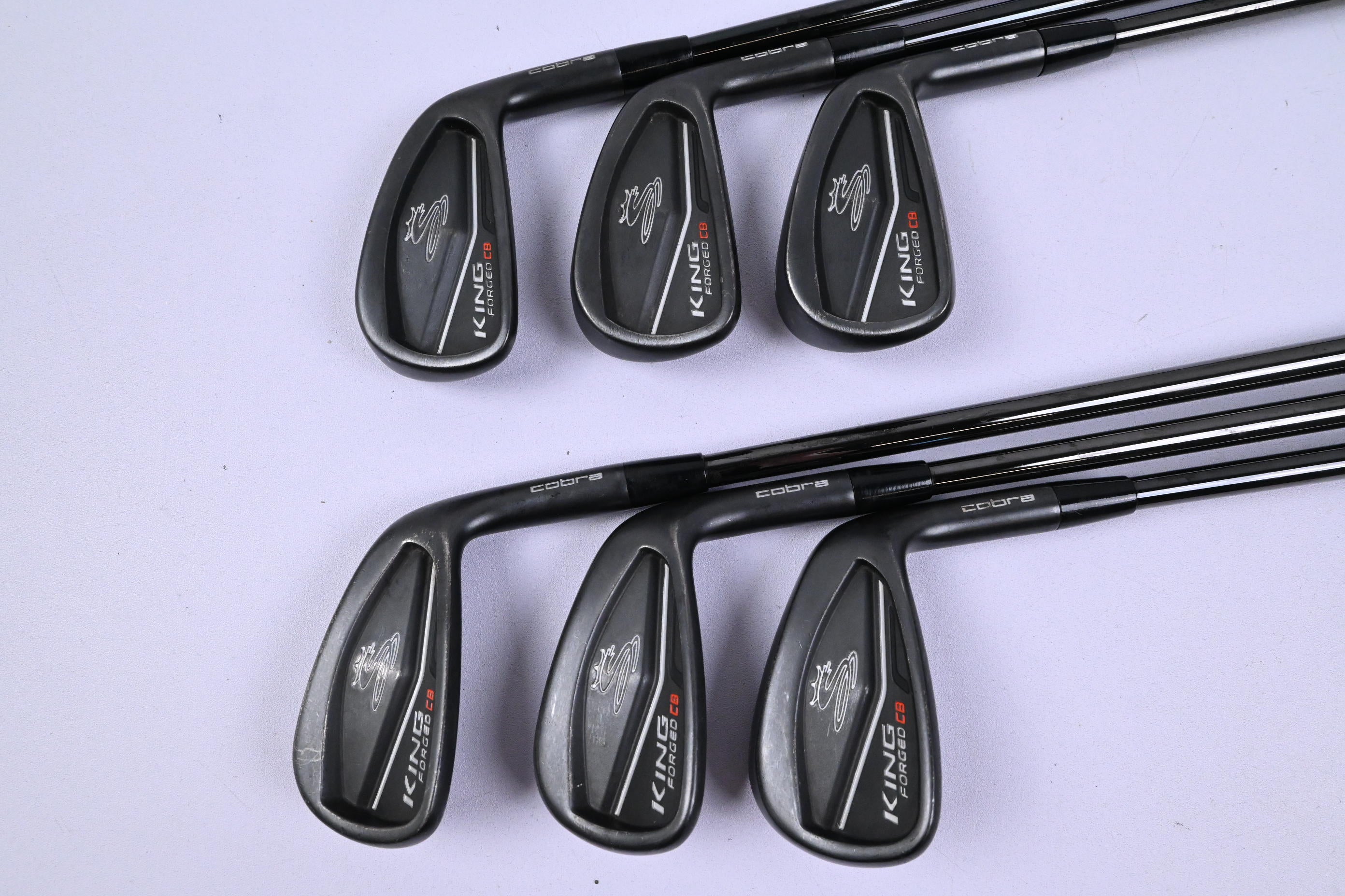 Cobra King Forged CB/MB 2019 Black Irons / 5-PW / Stiff Flex KBS Tour C-Taper 95