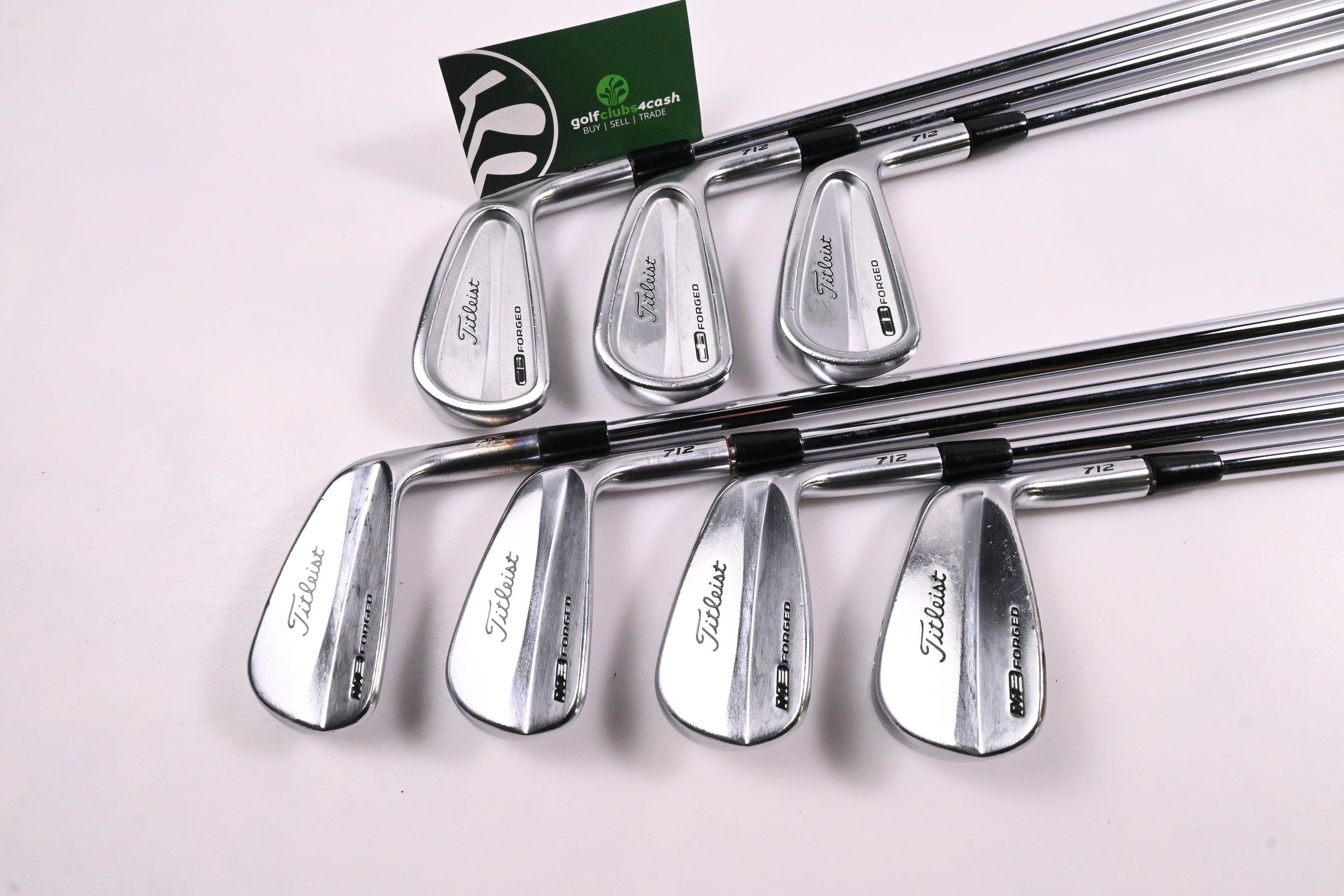 Titleist 712 CB/MB Irons / 3-9i / X-Flex Project X Shafts
