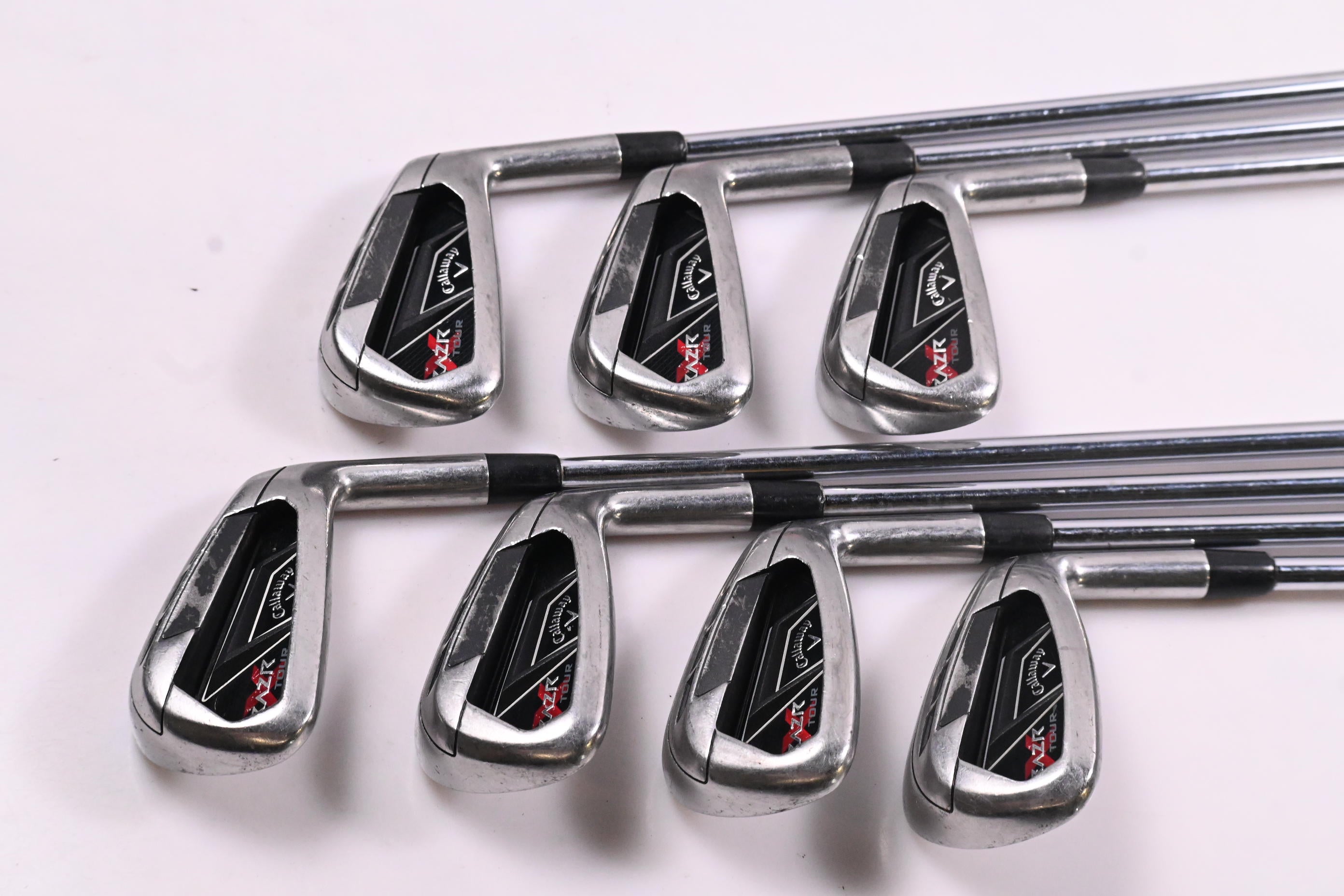 Callaway RAZR X Tour Irons / 4-PW / Regular Flex Project X Flighted Shafts