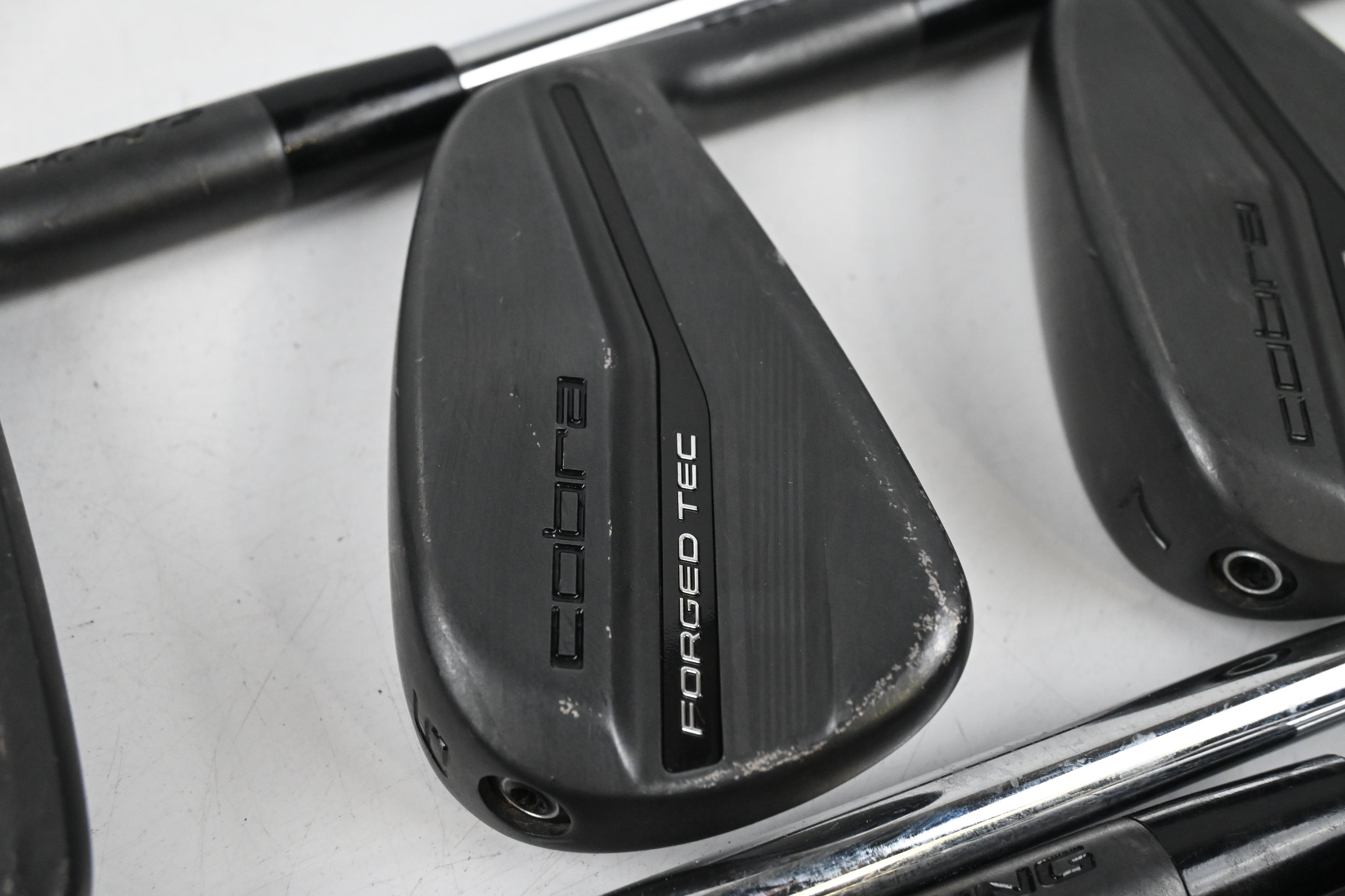 Cobra King Forged Tec 2023 Black Irons / 5-PW / Stiff Flex KBS $-Taper Lite