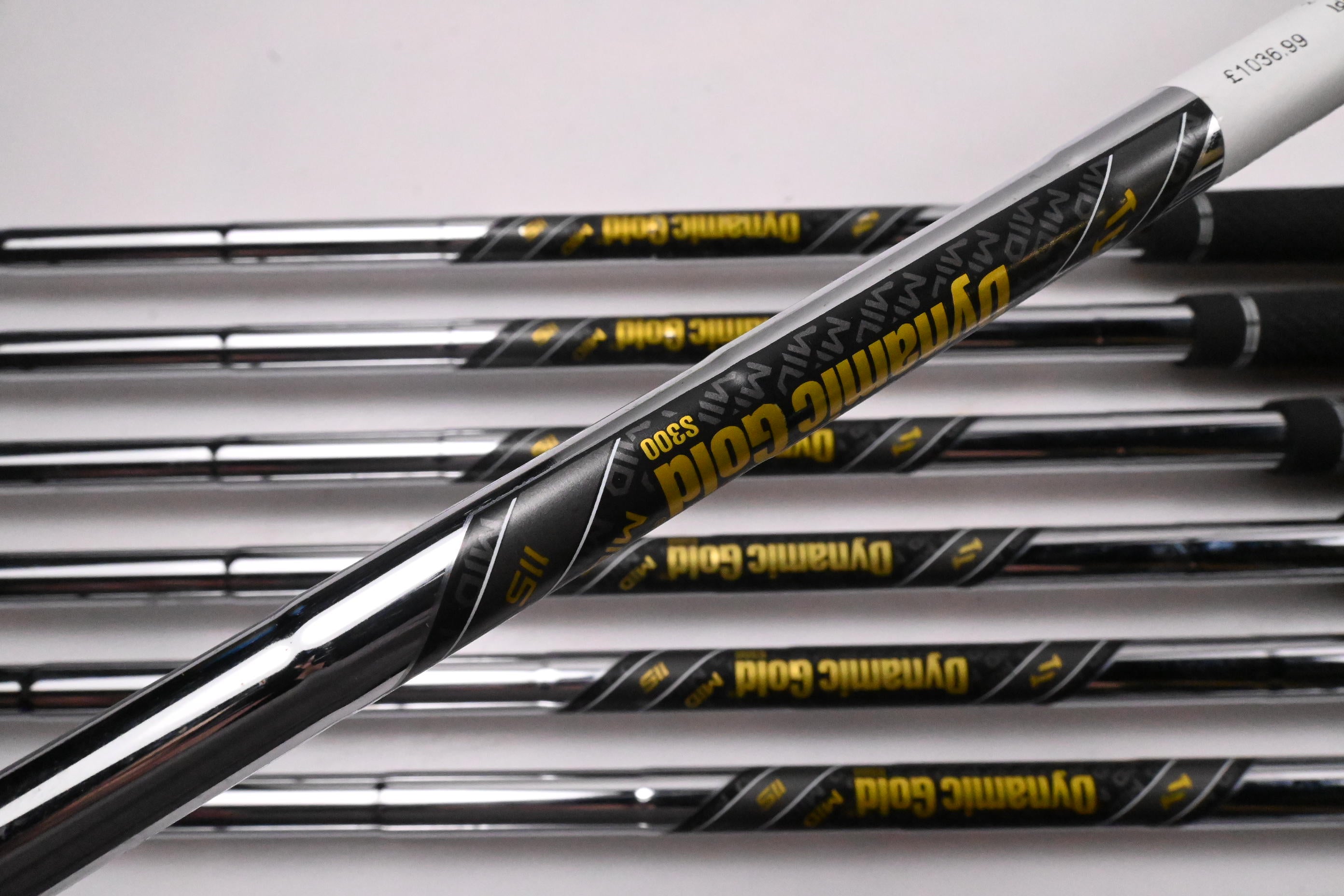 Ping i530 Irons / 4-PW-UW / Green Dot / Stiff Flex Dynamic Gold Mid 115 Shafts