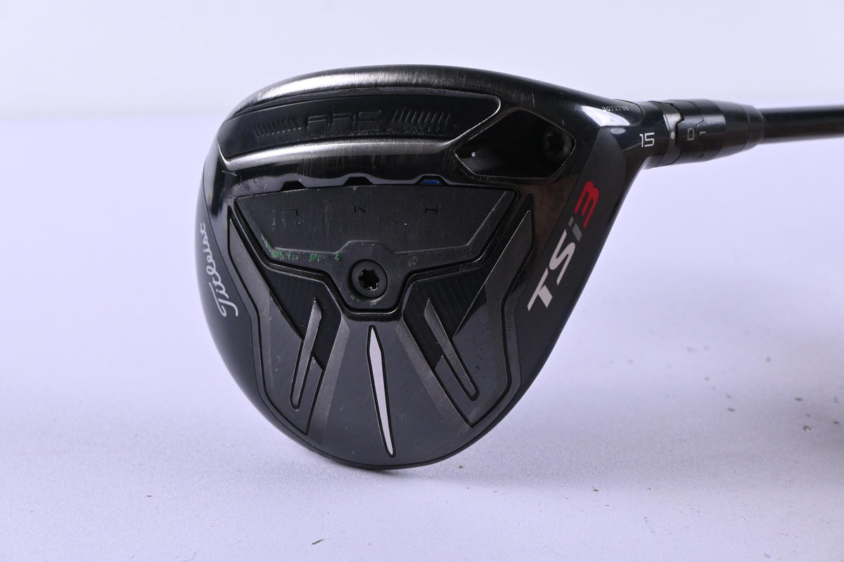 Titleist TSi3 #3 Wood / 15 Degree / Regular Flex HZRDUS Smoke Black RDX 70 Shaft