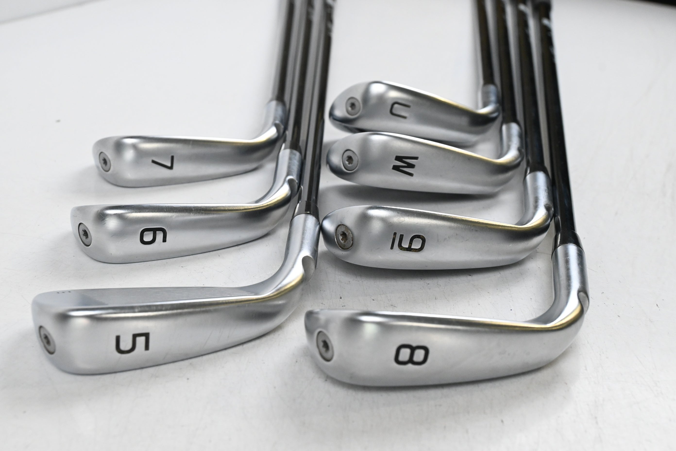 Ping G440 Irons / 5-PW+GW / Black Dot / Stiff Flex UST Mamiya Recoil Dart Shafts