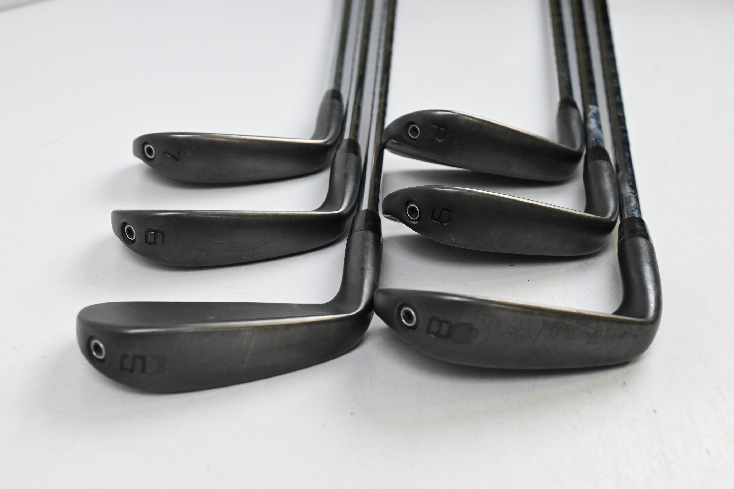 Cobra King Forged Tec 2023 Black Irons / 5-PW / Stiff Flex KBS $-Taper Lite