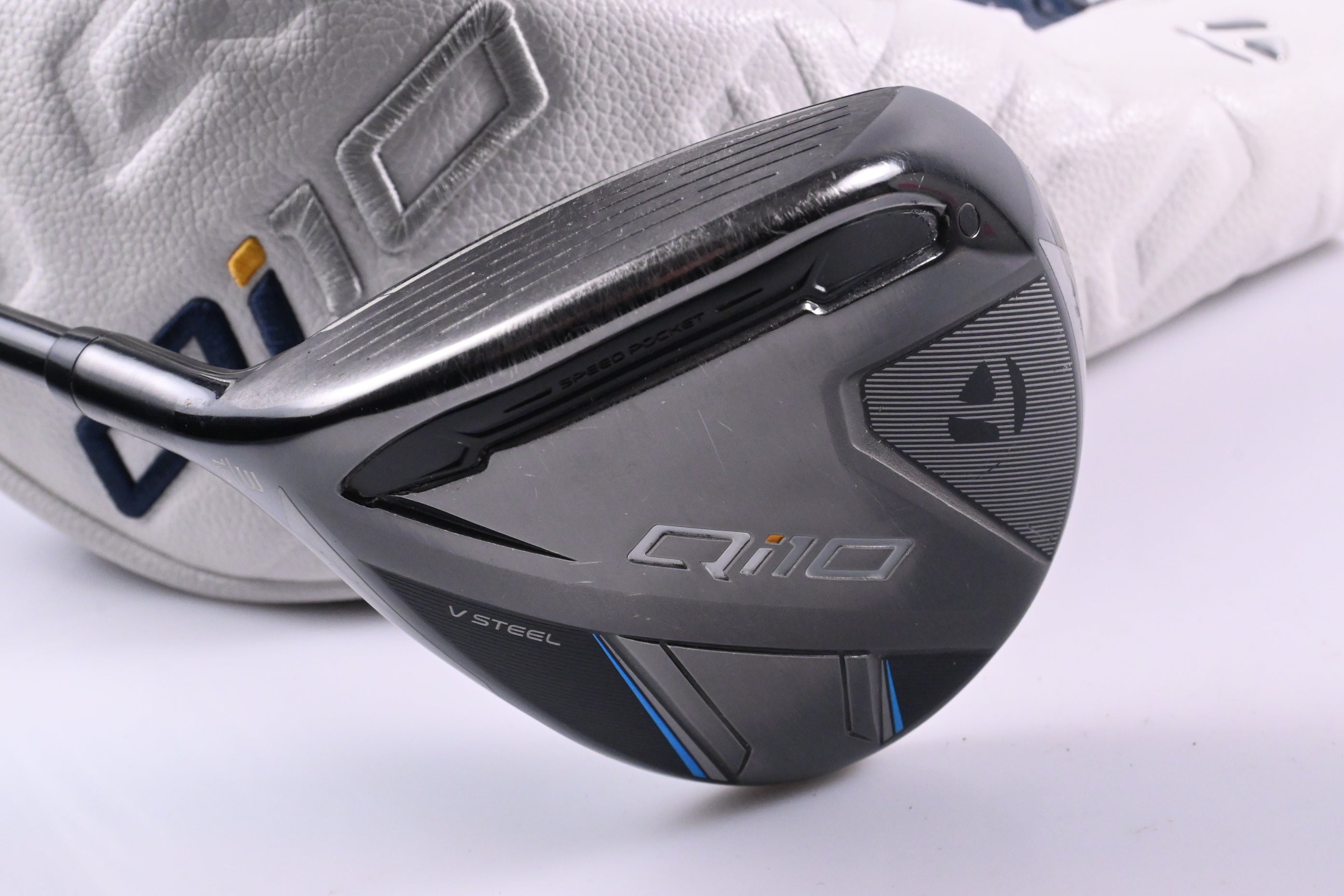 Left Hand Taylormade Qi10 #3 Wood / 15 Degree / Regular Flex Ventus TR Blue 6