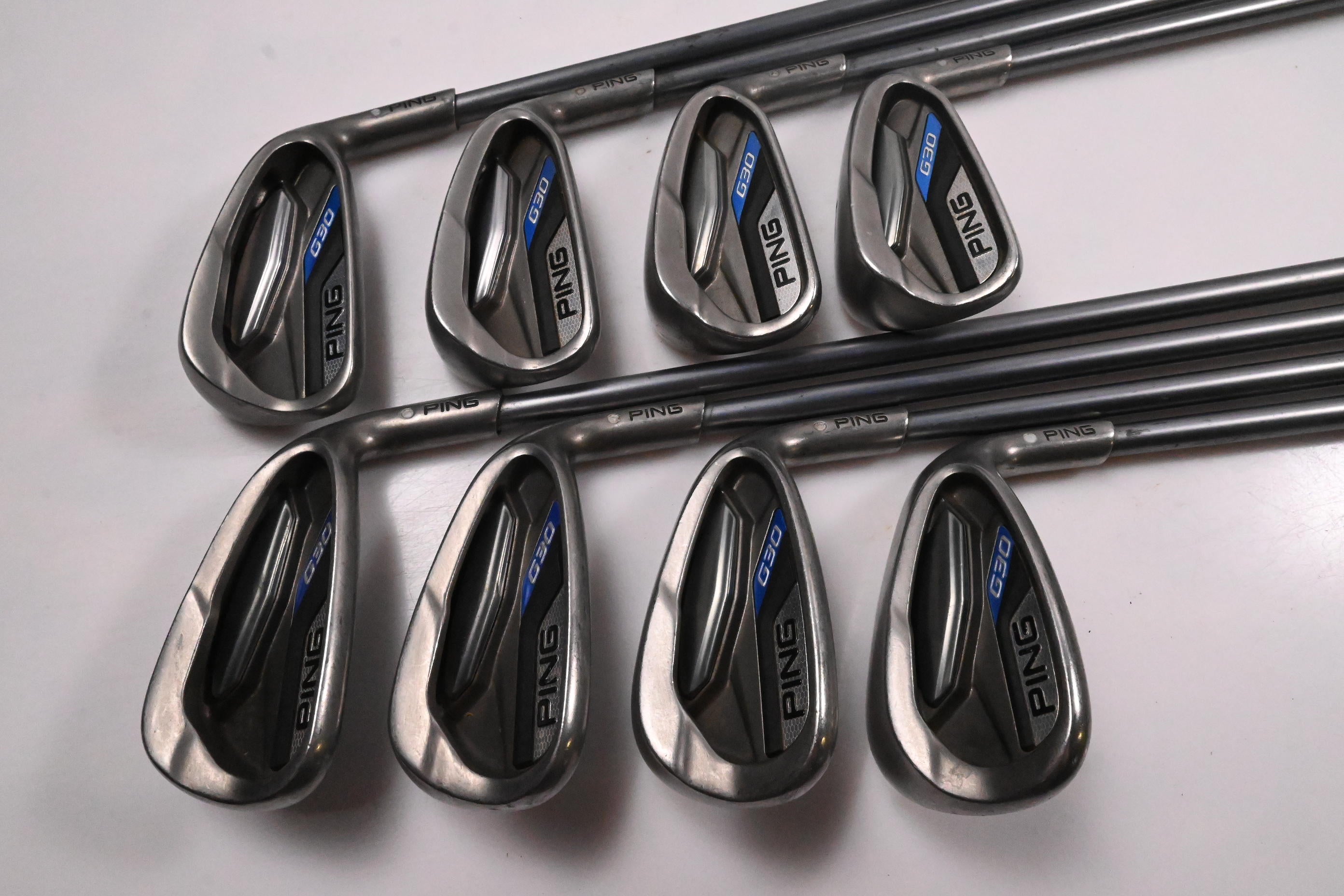 Ping G30 Irons 4-PW-SW / Regular Flex Ping TFC419 Shafts