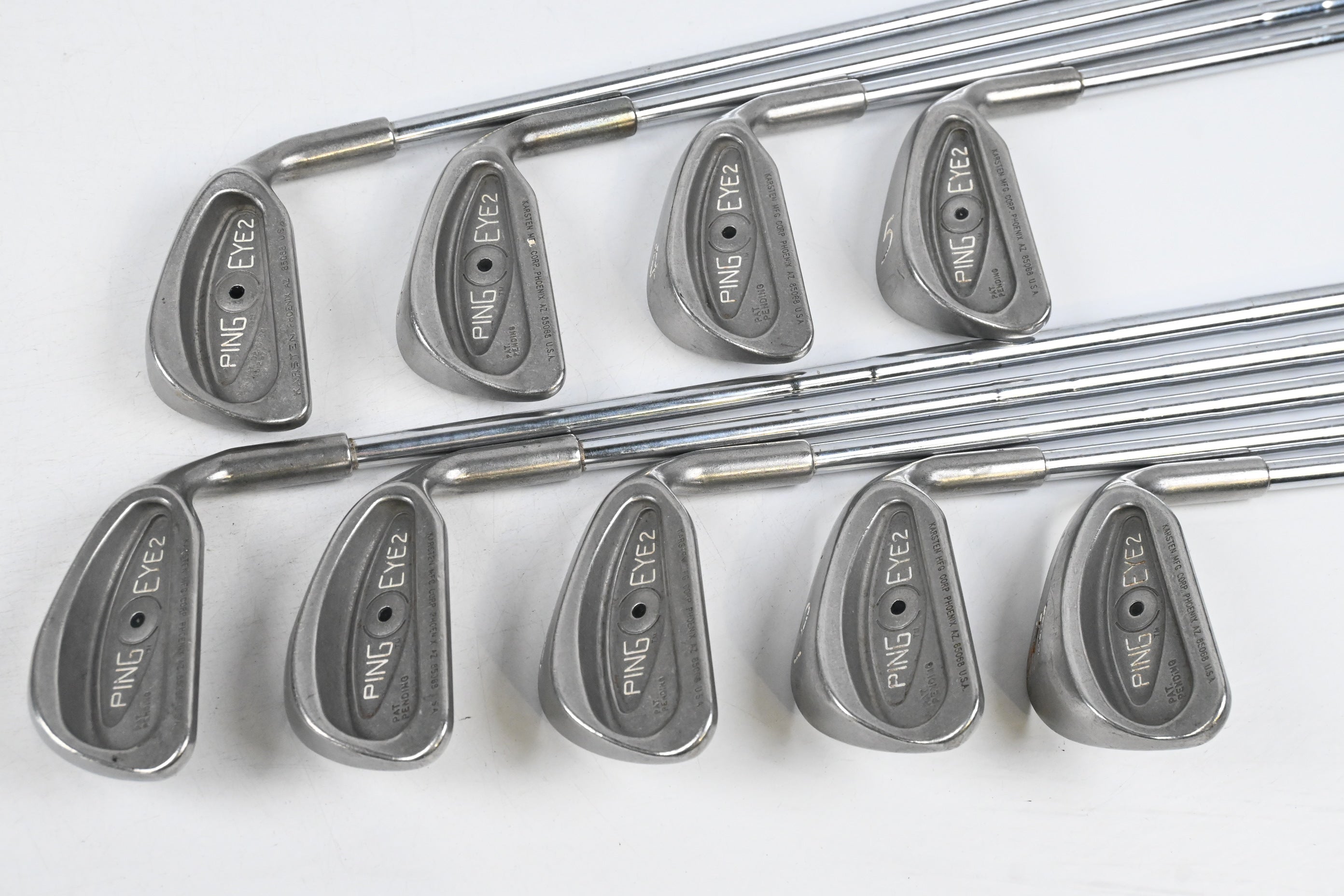 Ping Eye 2 Irons / 2-PW / Black Dot / Stiff Flex Ping JZ Lite Shafts