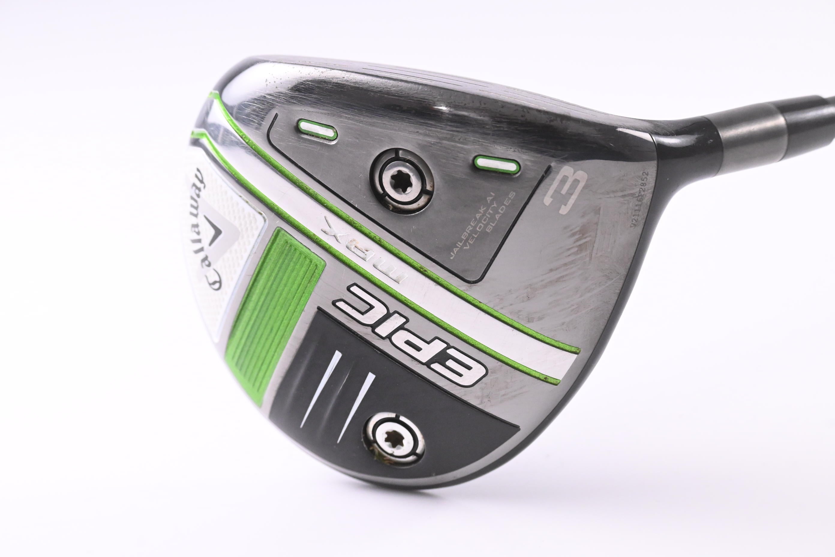 Callaway Epic Max #3 Wood / 15 Degree / Regular Flex HZRDUS Smoke iM10 Green 60