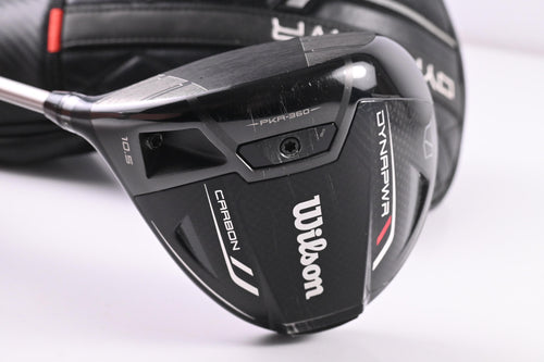 Left Hand Wilson DYNAPWR 2025 Carbon Driver / 10.5 Degree / Senior Flex Helium