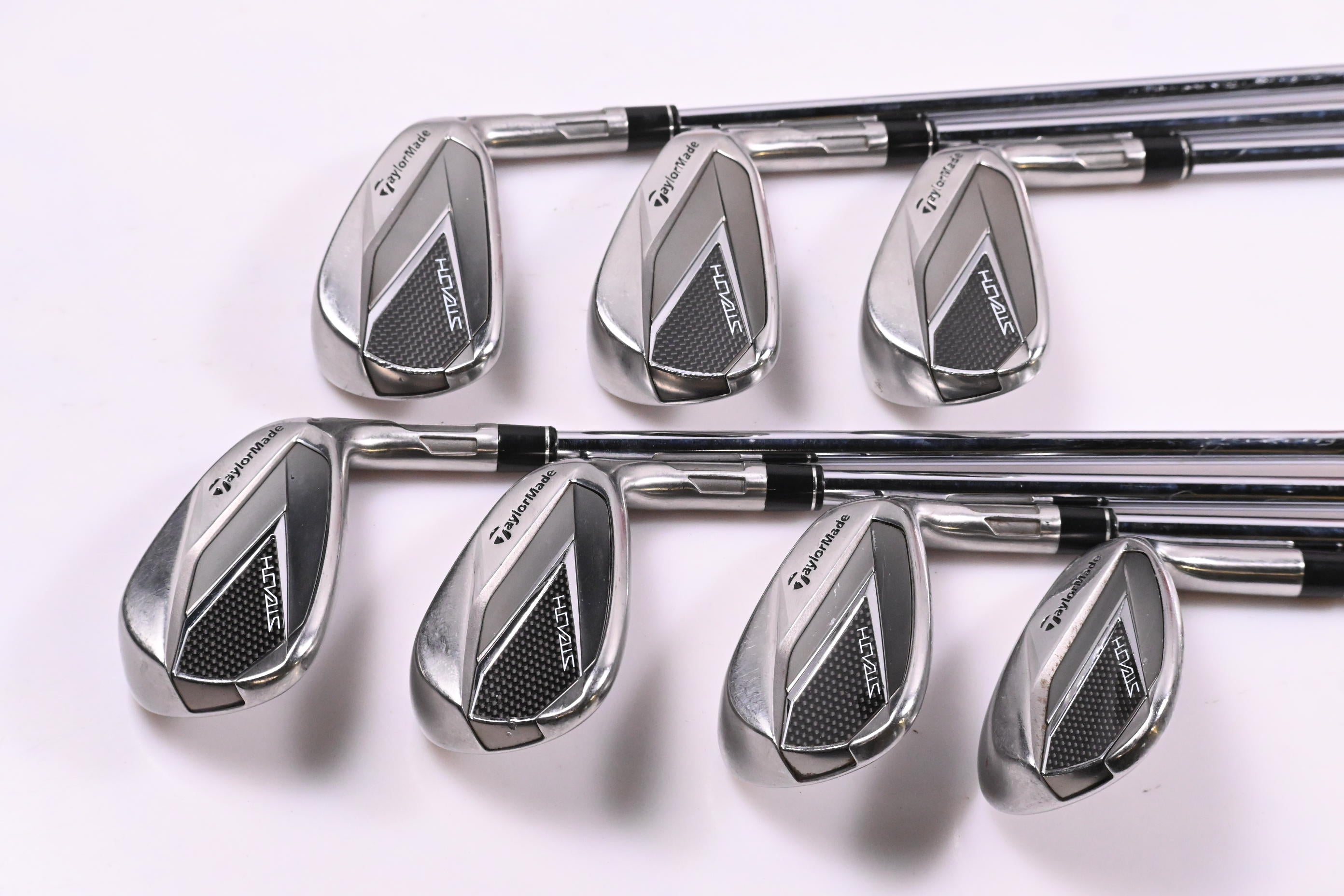Taylormade Stealth Irons / 5-PW+SW / Regular Flex KBS MAX MT 85 Shafts