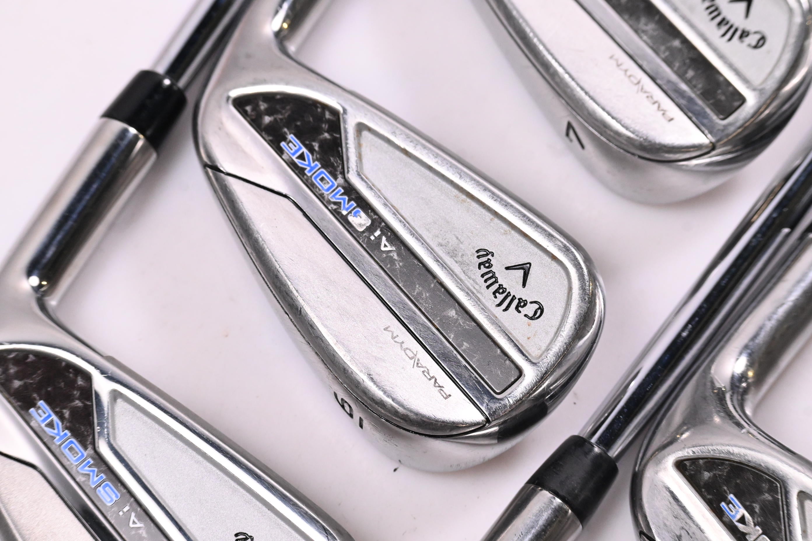Callaway Paradym Ai Smoke Irons / 5-PW+SW / Stiff Flex Elevate MPH 85