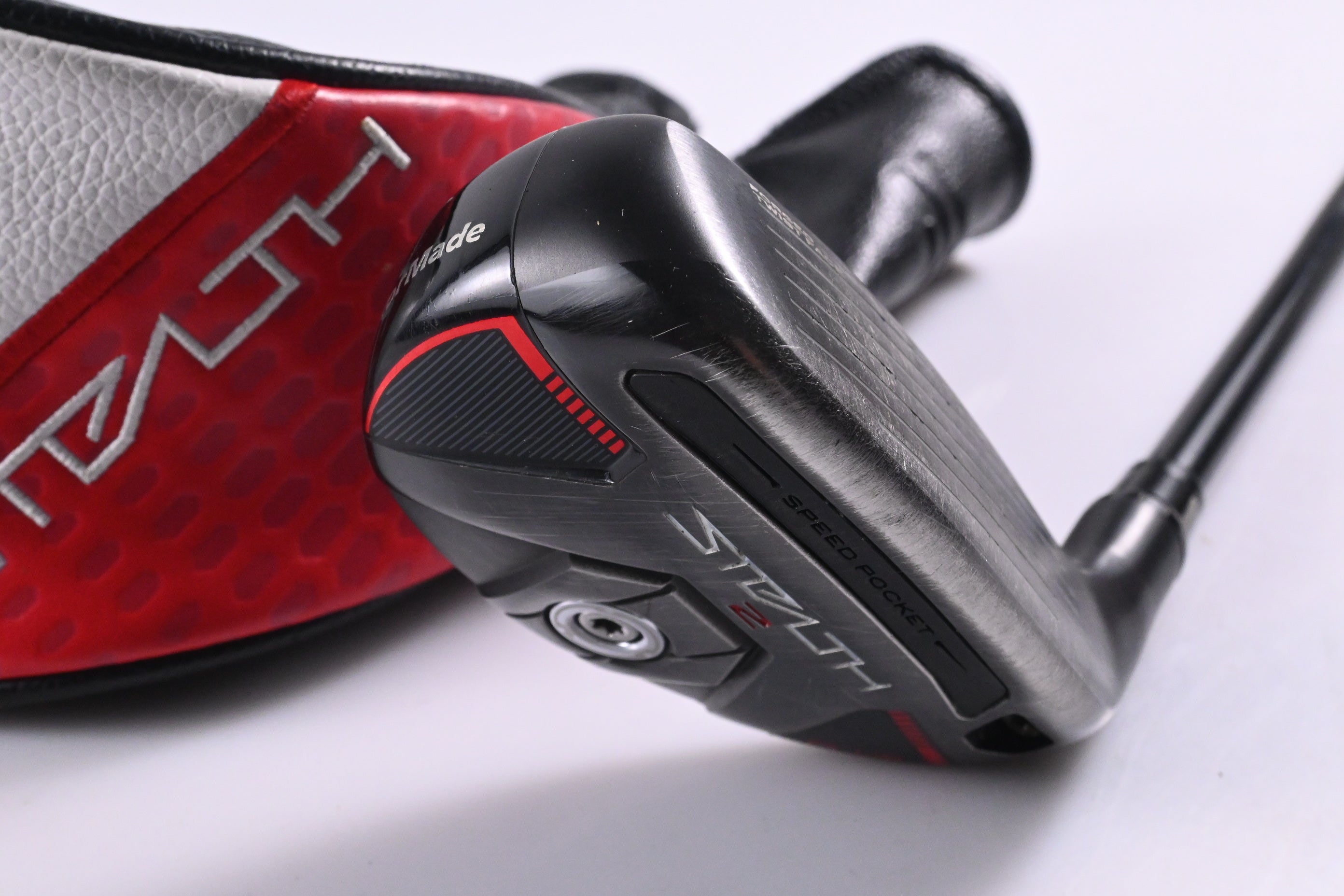 Taylormade Stealth 2 Plus #4 Hybrid / 22 Degree / Stiff Flex Kai'li Red 85 Shaft