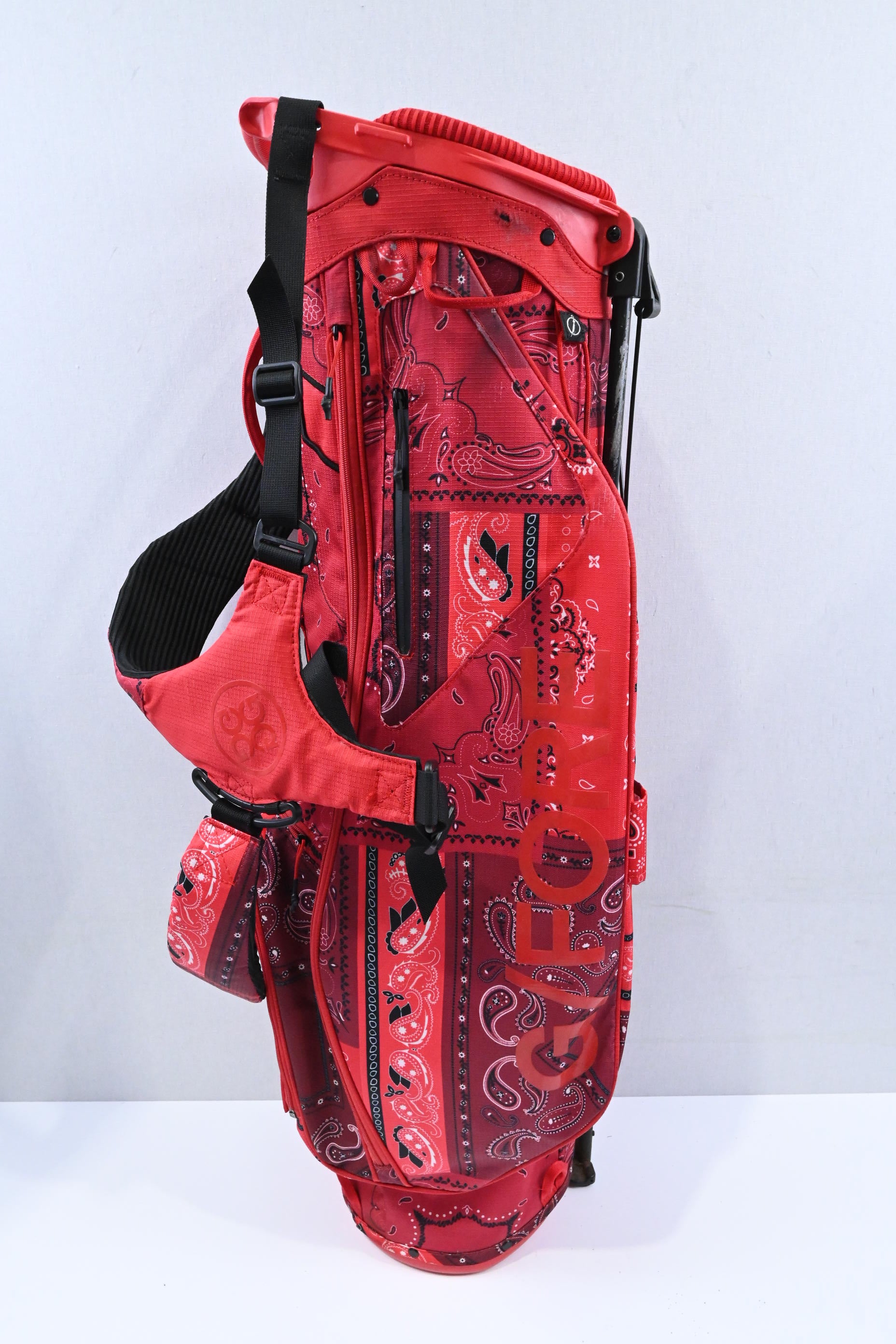 G/Fore Bandana Stand Bag / 4-Way / Red, Black