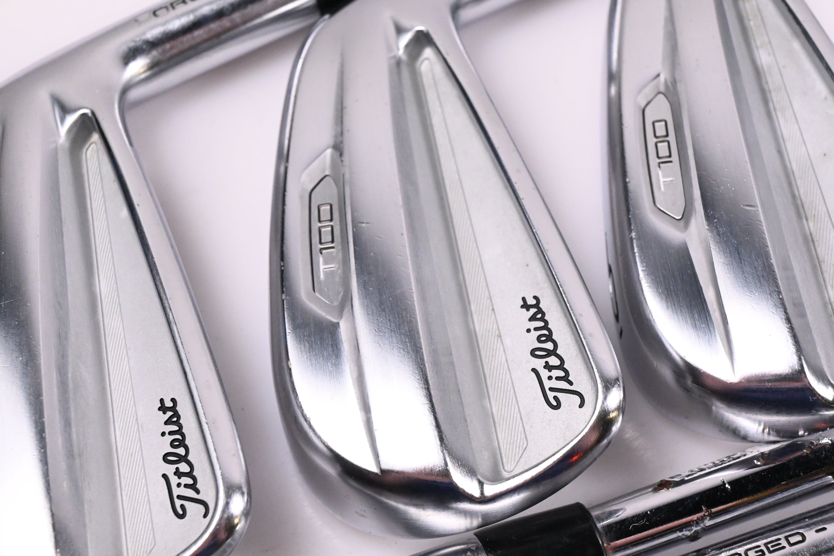 Titleist T100 2021 Irons / 4-PW / Regular Flex AMT Tour White R300 Shafts