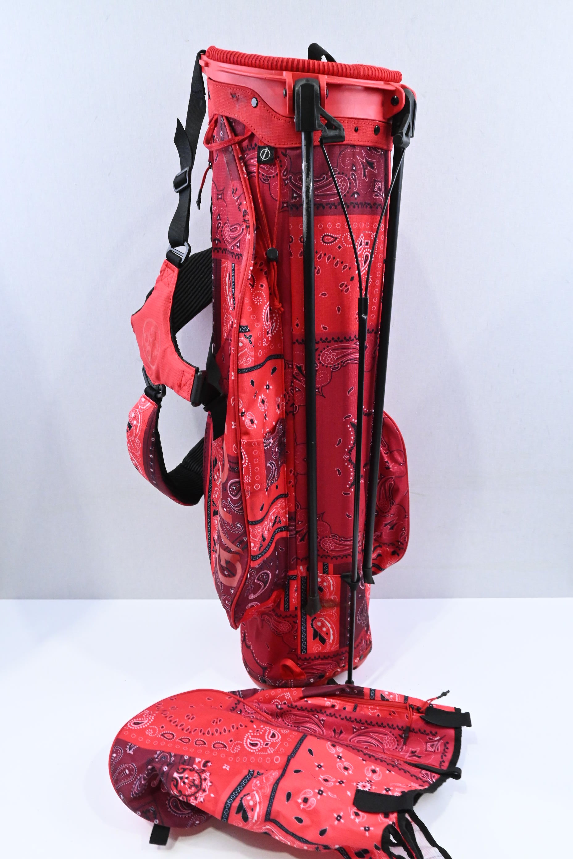 G/Fore Bandana Stand Bag / 4-Way / Red, Black