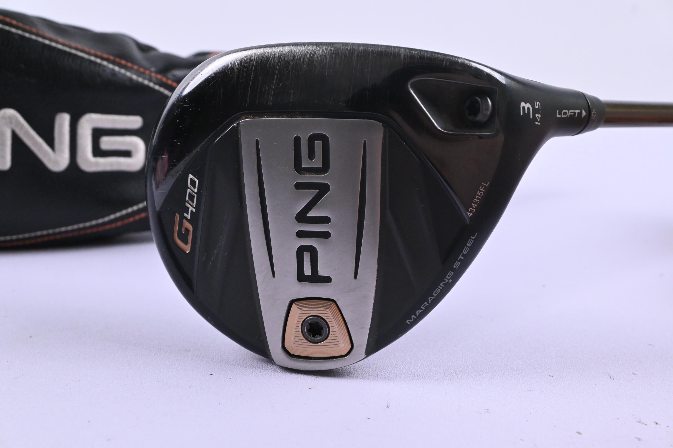 Ping G400 #3 Wood / 14.5 Degree / Regular Flex Ping Alta CB 65 Shaft