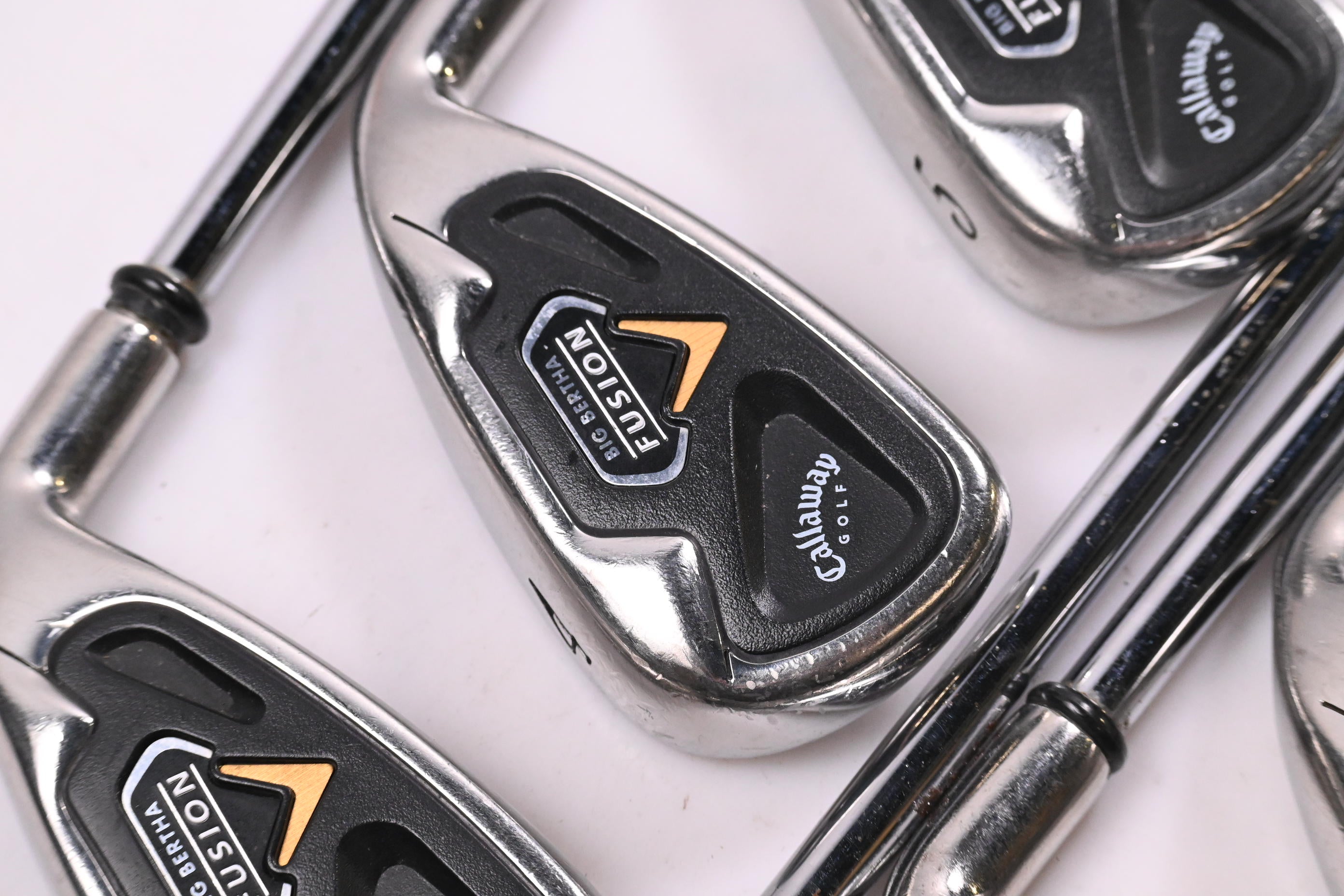 Callaway Big Bertha Fusion Irons / 3-9i / Stiff Flex Dynamic Gold S300 Shafts