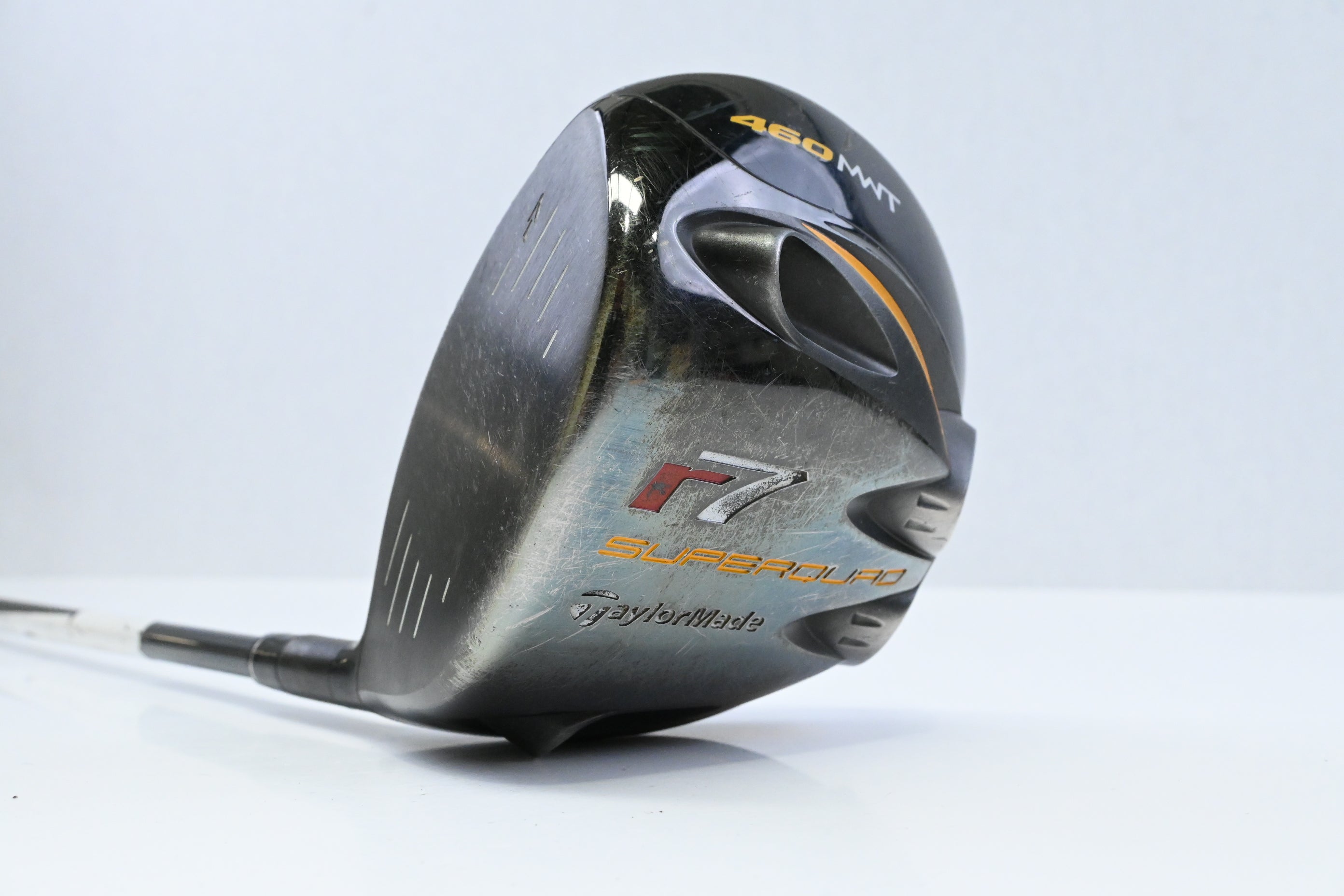 Left Hand Taylormade R7 Superquad Driver / 9.5 Degree / Stiff Flex Reax 65 Shaft
