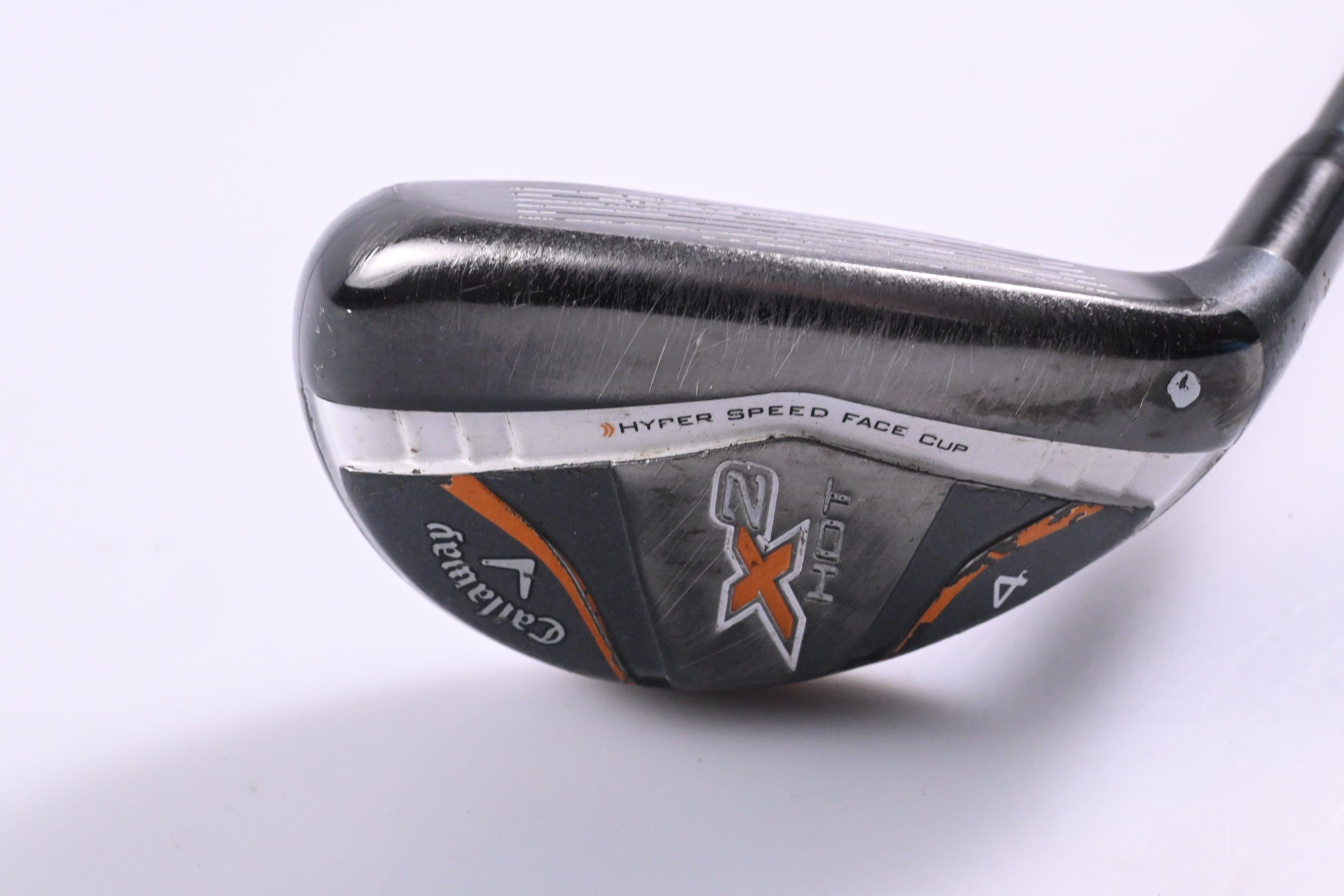 Callaway X2 Hot #4 Hybrid / 22 Degree / Regular Flex Aldila Tour Blue 60 Shaft