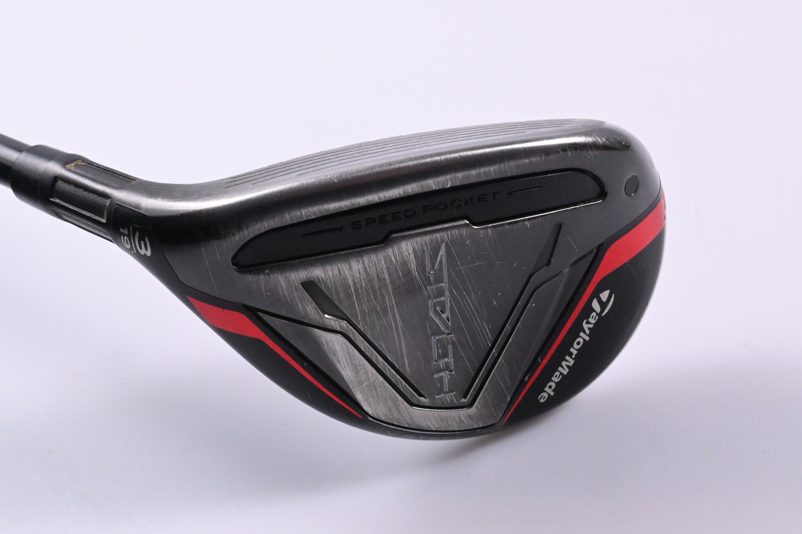 Left Hand Taylormade Stealth #3 Hybrid / 19 Degree / Regular Flex Ventus Red 6