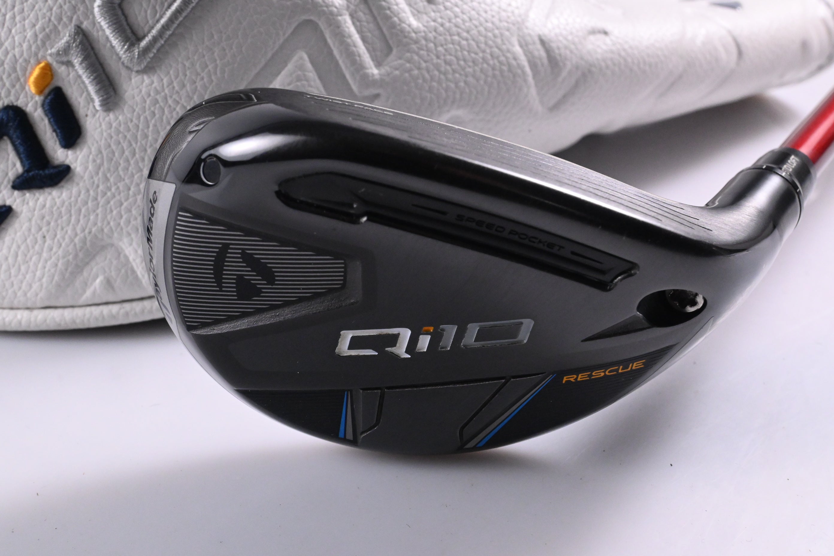 Taylormade Qi10 #4 Hybrid / 22 Degree / Stiff Flex Project X Denali Red 80 Shaft