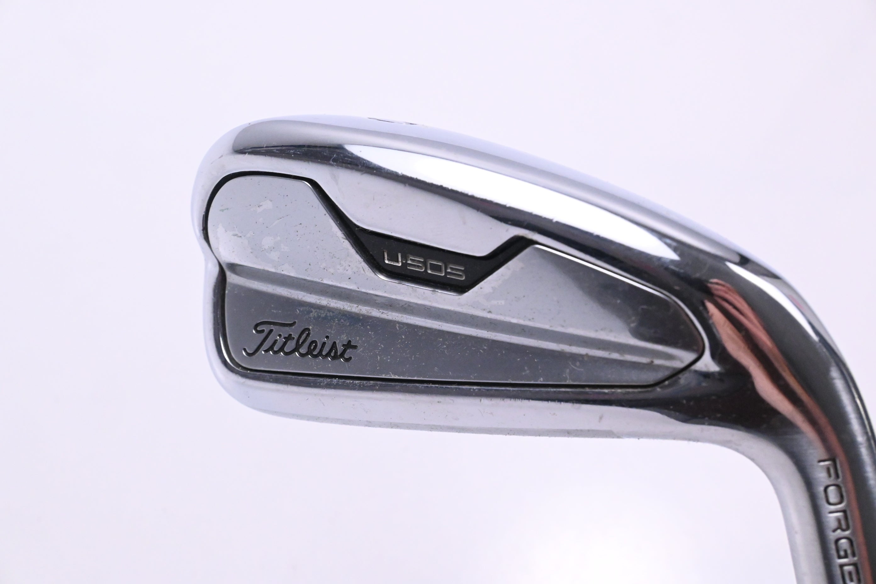 Titleist U505 #2 Iron / 18 Degree / Stiff Flex HZRDUS Smoke RDX Black 80 Shaft