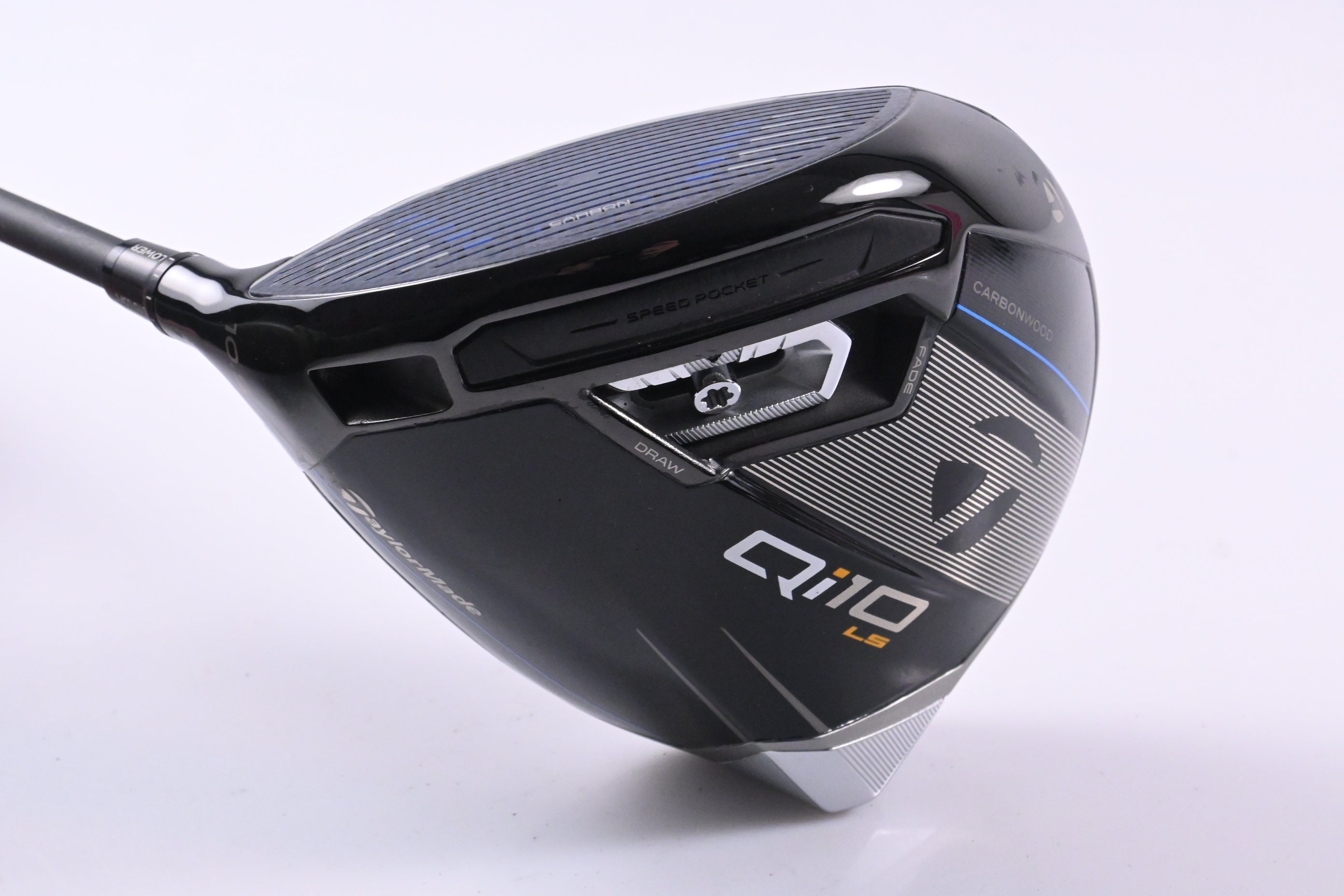 Left Hand Taylormade Qi10 LS Driver / 10.5 Degree / Regular Flex Tensei AV Blue