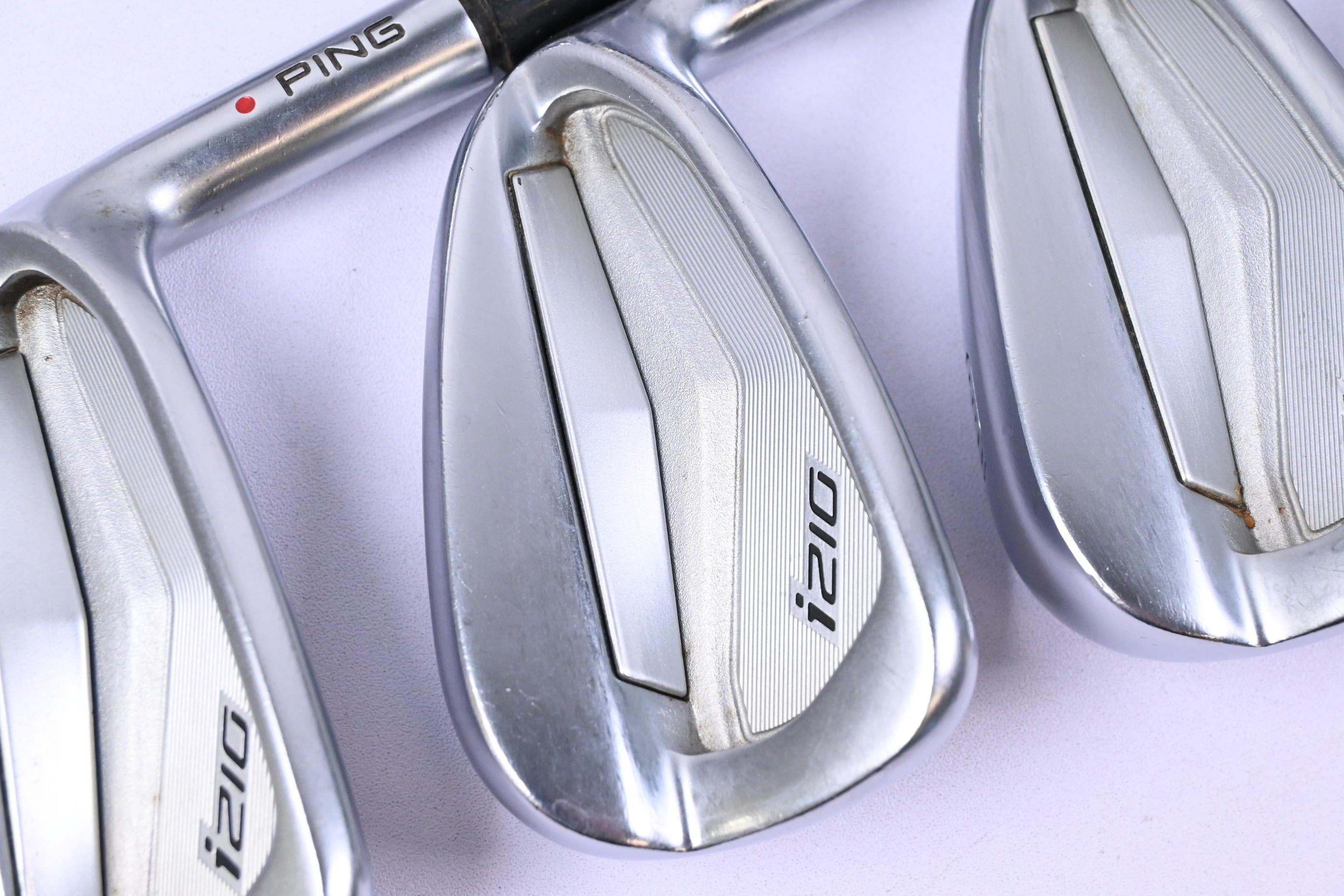 Ping i210 Irons / 4-PW / Red Dot / Stiff Flex Dynamic Gold S300 Shafts