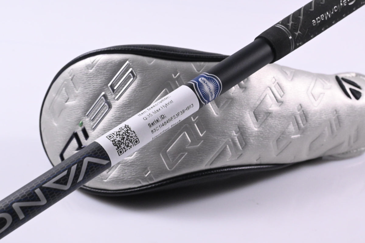 Left Hand Taylormade Qi35 Max Lite #4 Hybrid / 23 Degree / Senior Flex Vanquish