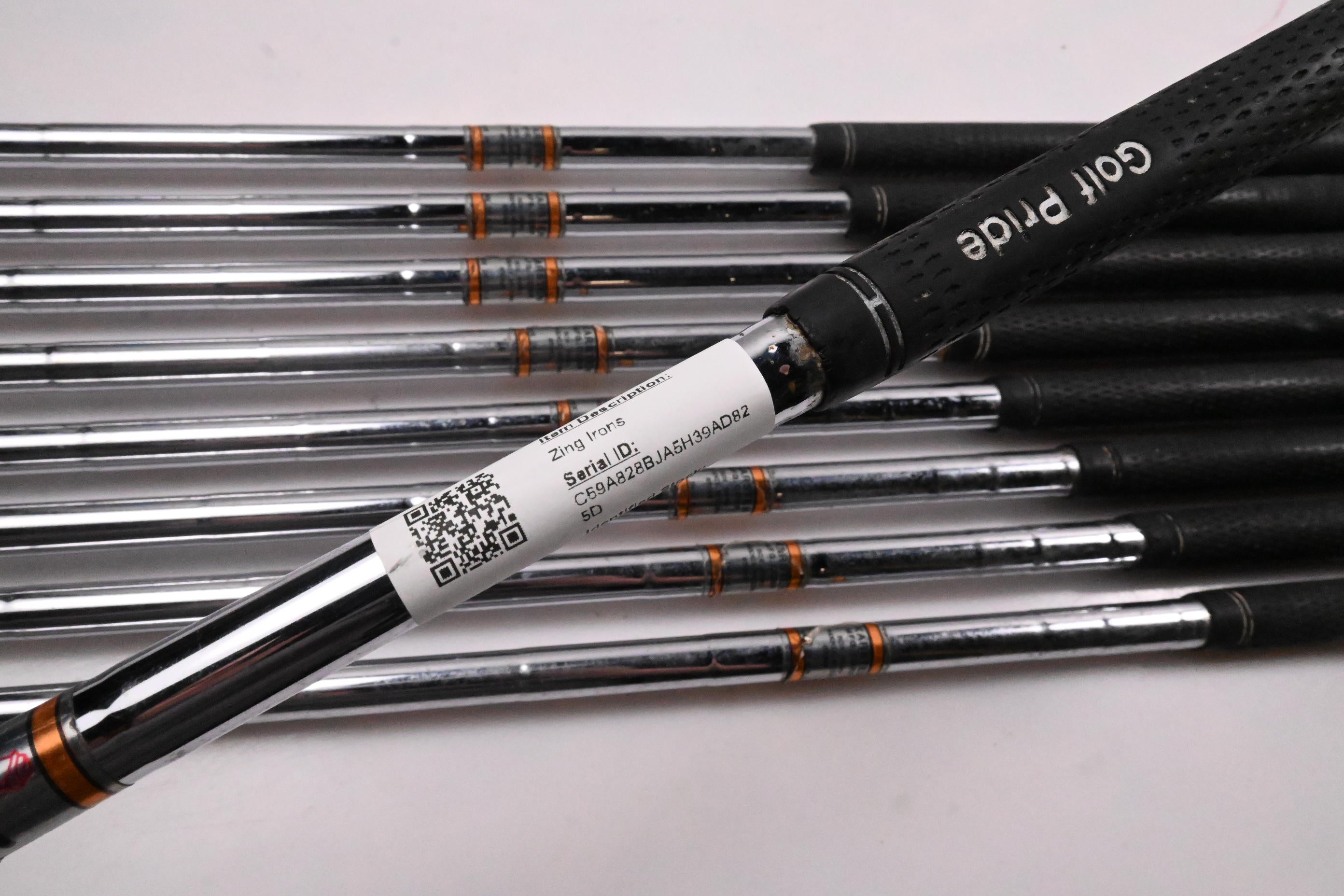 Ping Zing Irons / 3-PW-SW / Black Dot / Regular Flex Ping Karsten Shafts