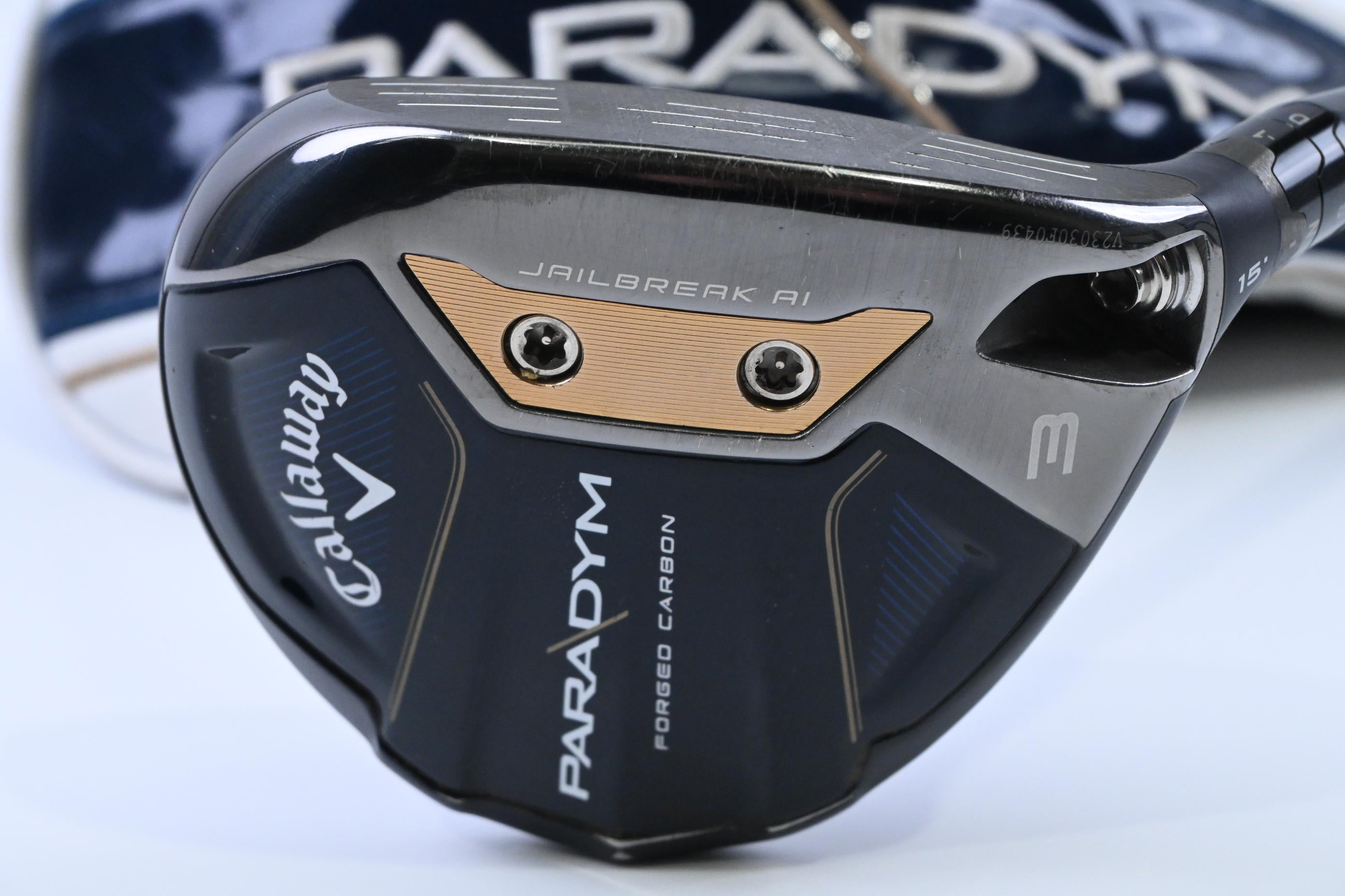 Callaway Paradym #3 Wood / 15 Degree / Stiff Flex HZRDUS Gen4 Black 70