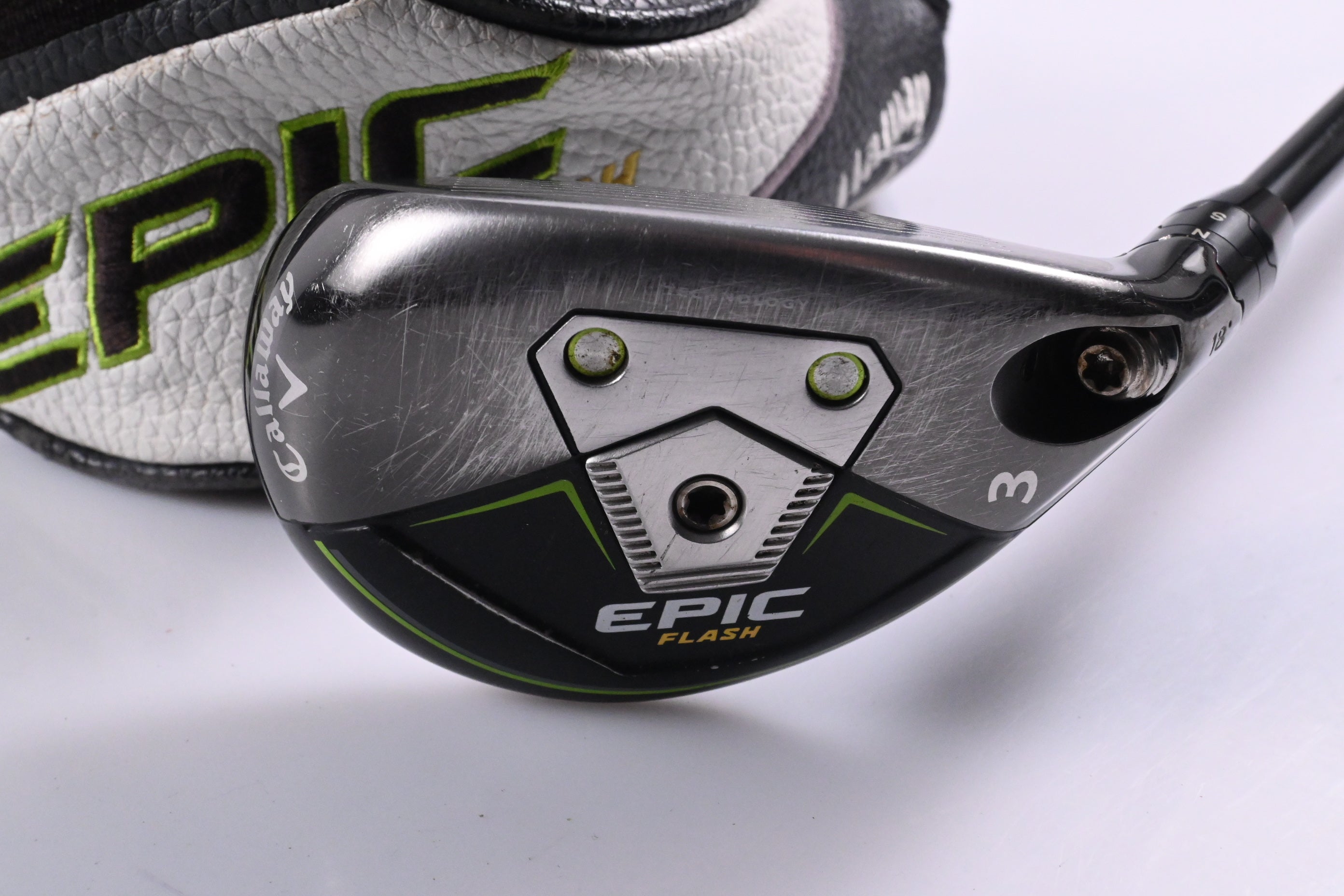 Callaway Epic Flash #3 Hybrid / 18 Degree / Stiff Flex Tensei AV Silver 70 Shaft