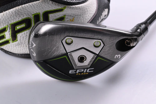 Callaway Epic Flash #3 Hybrid / 18 Degree / Stiff Flex Tensei AV Silver 70 Shaft
