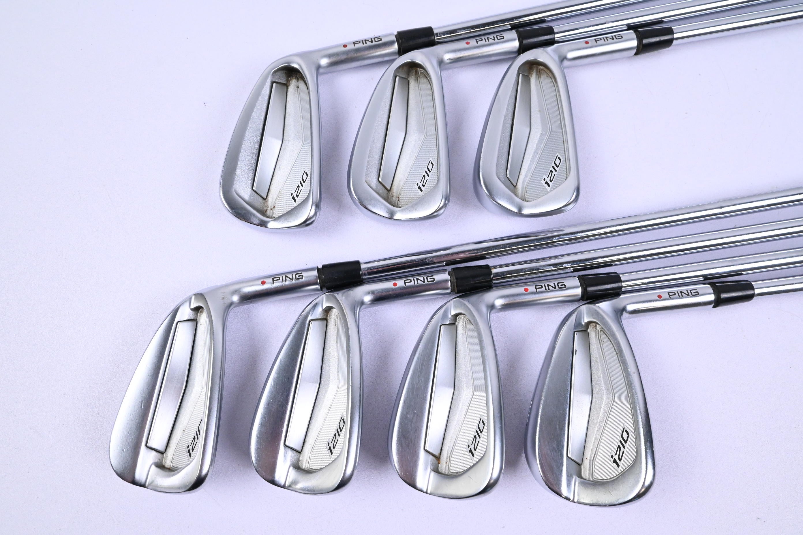 Ping i210 Irons / 4-PW / Red Dot / Stiff Flex Dynamic Gold S300 Shafts