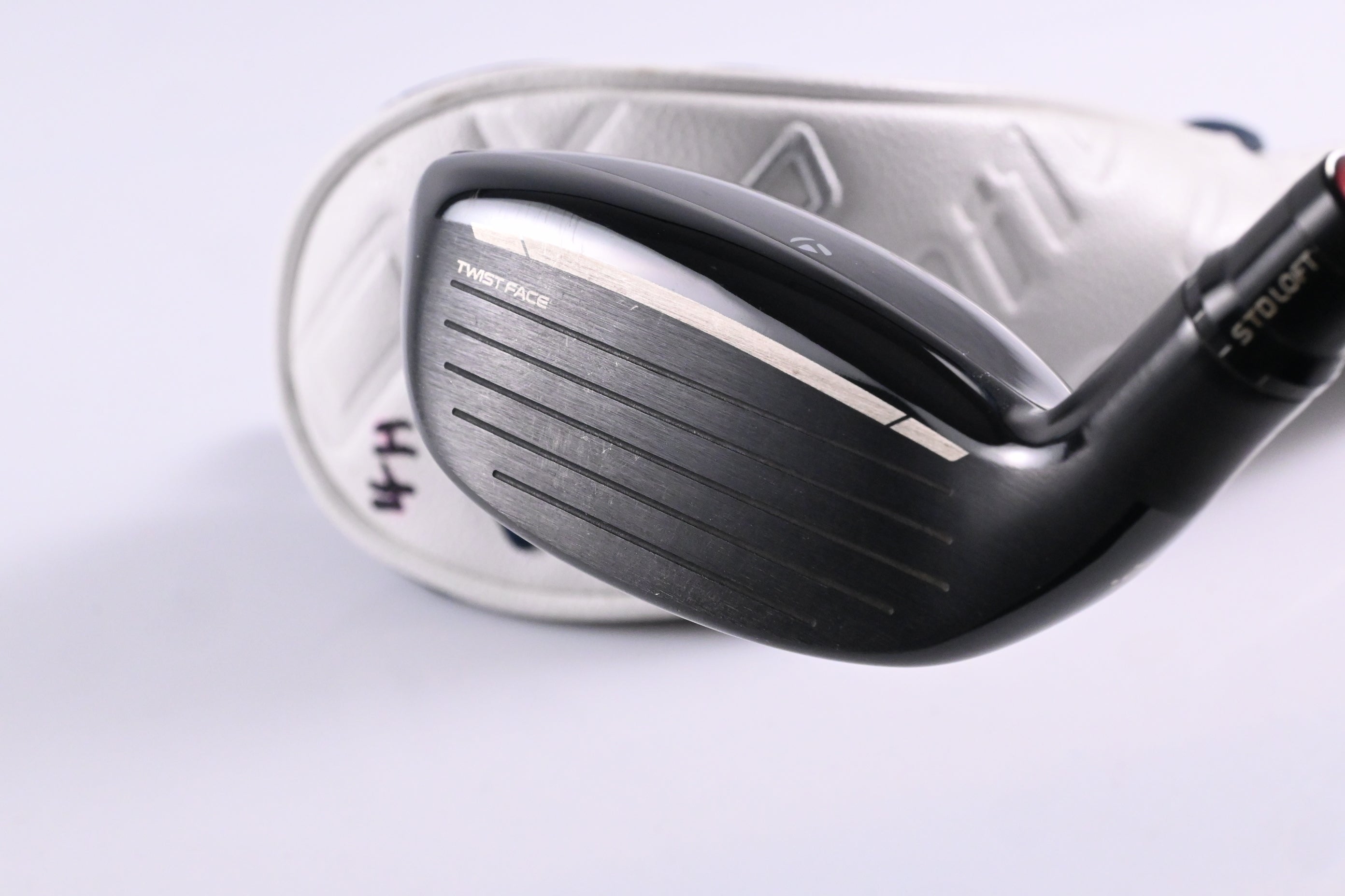 Taylormade Qi10 #4 Hybrid / 22 Degree / Stiff Flex Project X Denali Red 80 Shaft