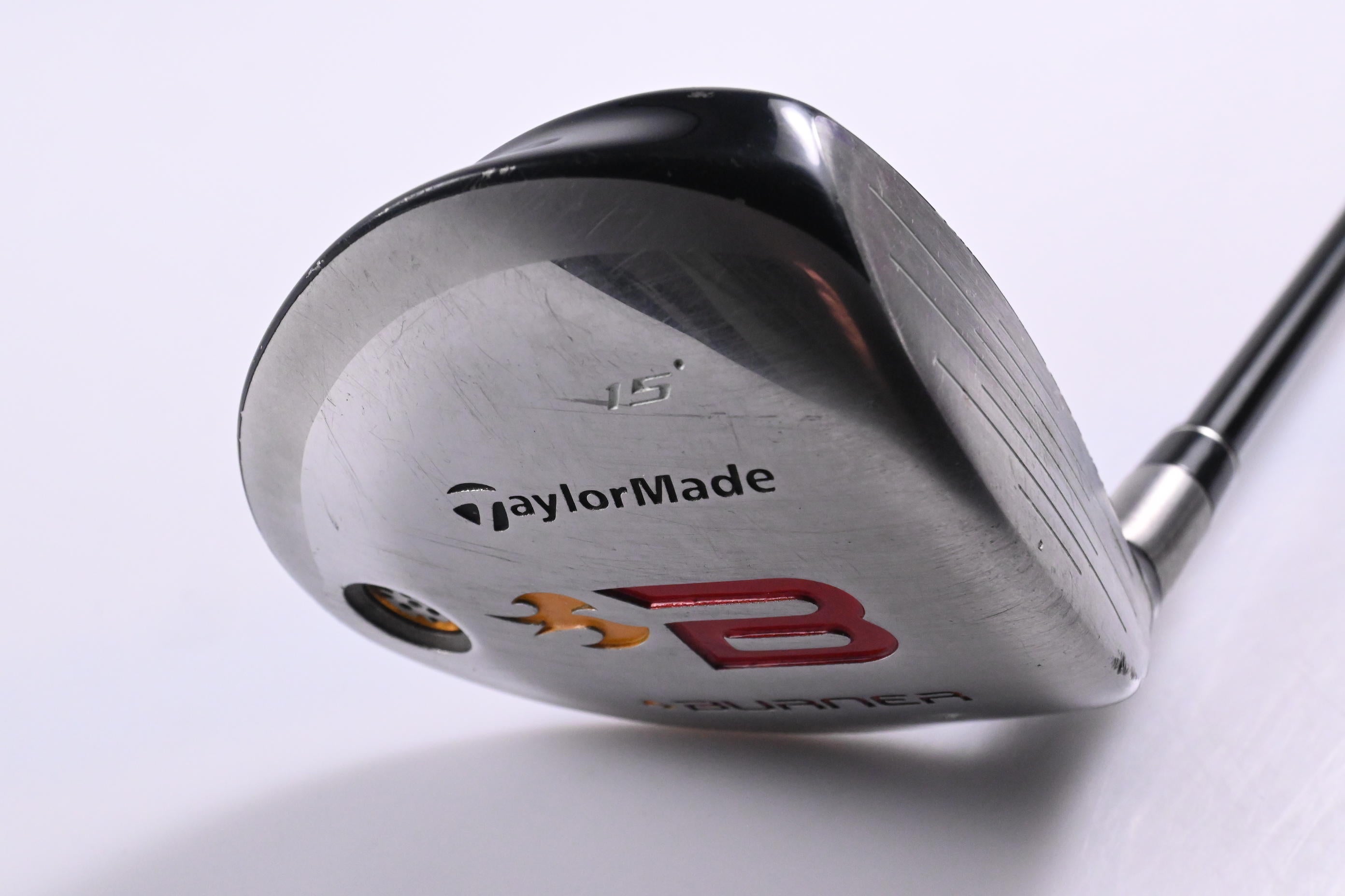 Taylormade Burner 2008 #3 Wood / 15 Degree / Regular Flex Taylormade Reax 49