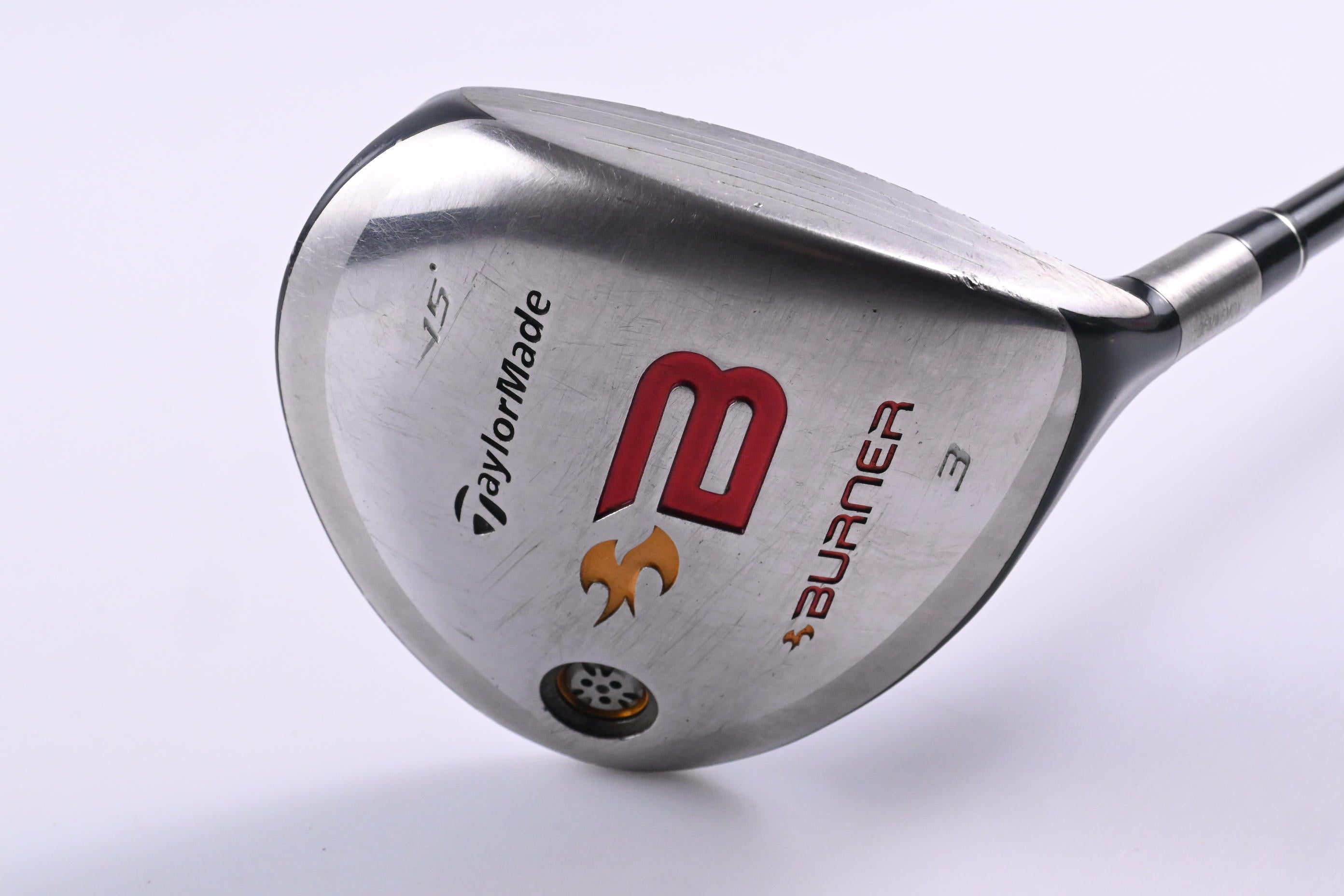 Taylormade Burner 2008 #3 Wood / 15 Degree / Regular Flex Taylormade Reax 49