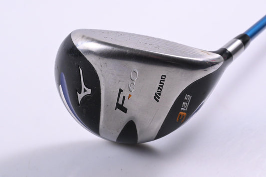 Ladies Mizuno F-60 #3 Wood / 15.5 Degree / Ladies Flex Mizuno Exsar FS3 60 Shaft
