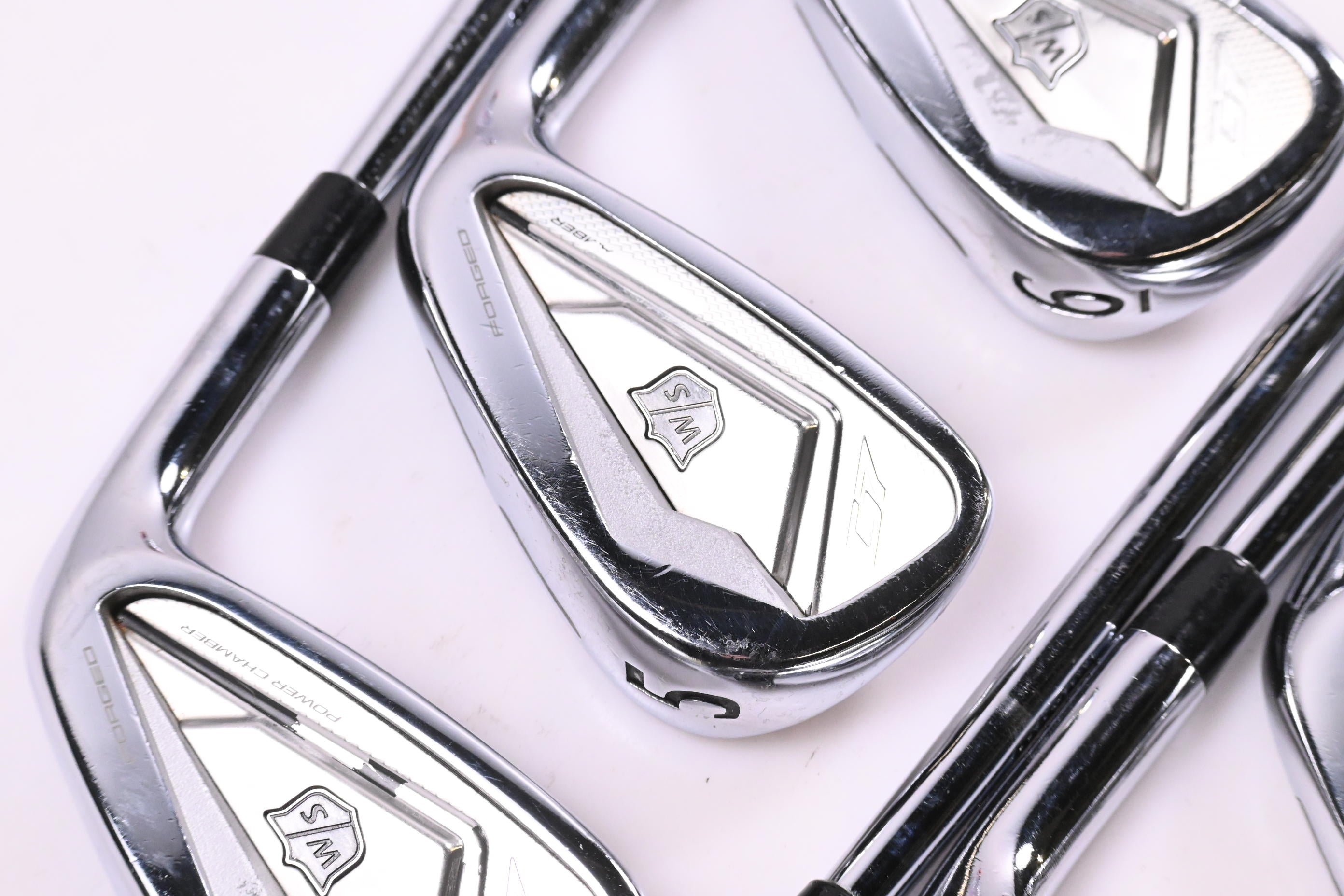 Wilson D7 Forged Irons / 4-PW / Stiff Flex KBS Tour Shafts