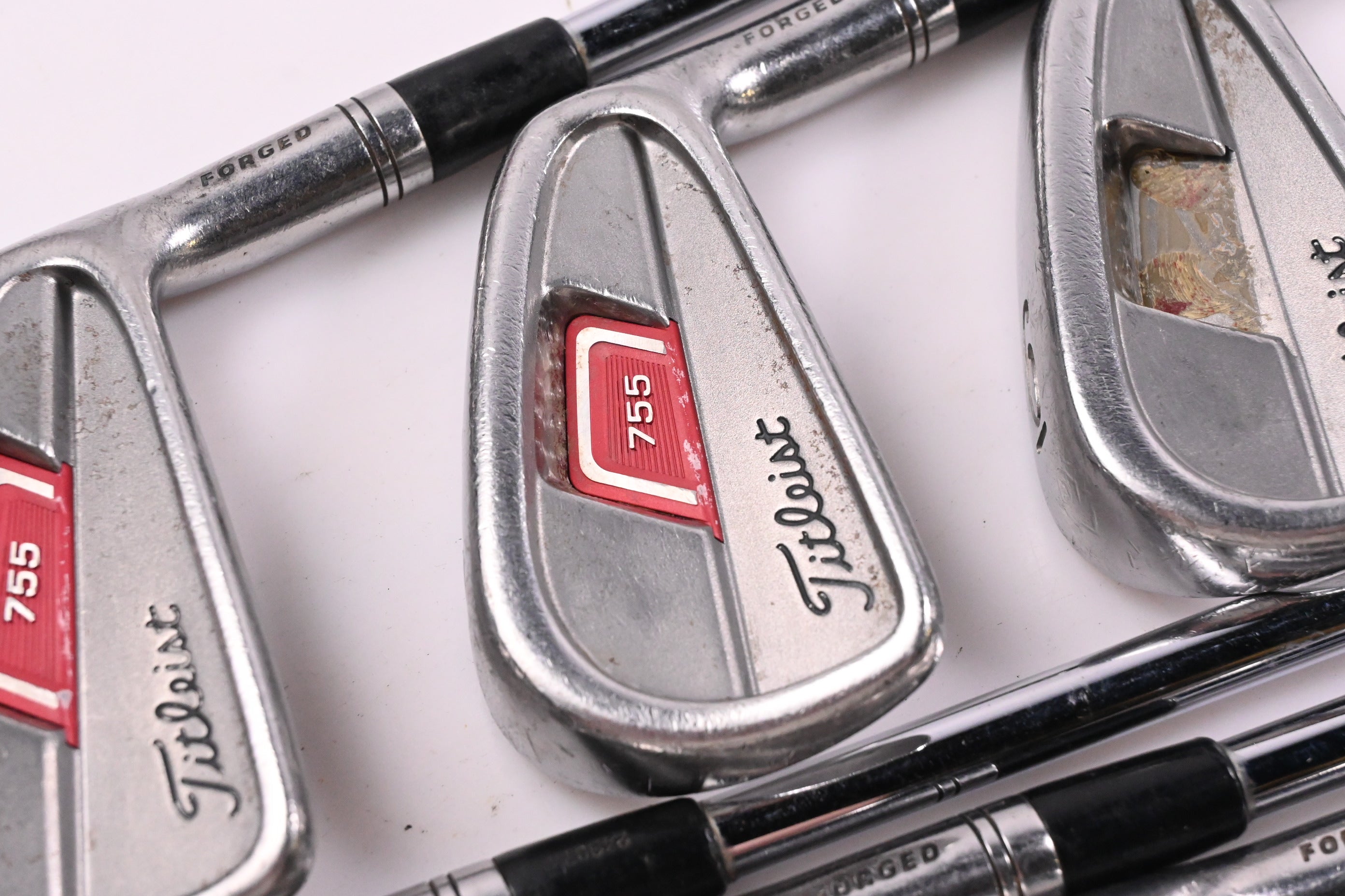 Titleist 755 Forged Irons / 4-PW / Stiff Flex Steel Shafts