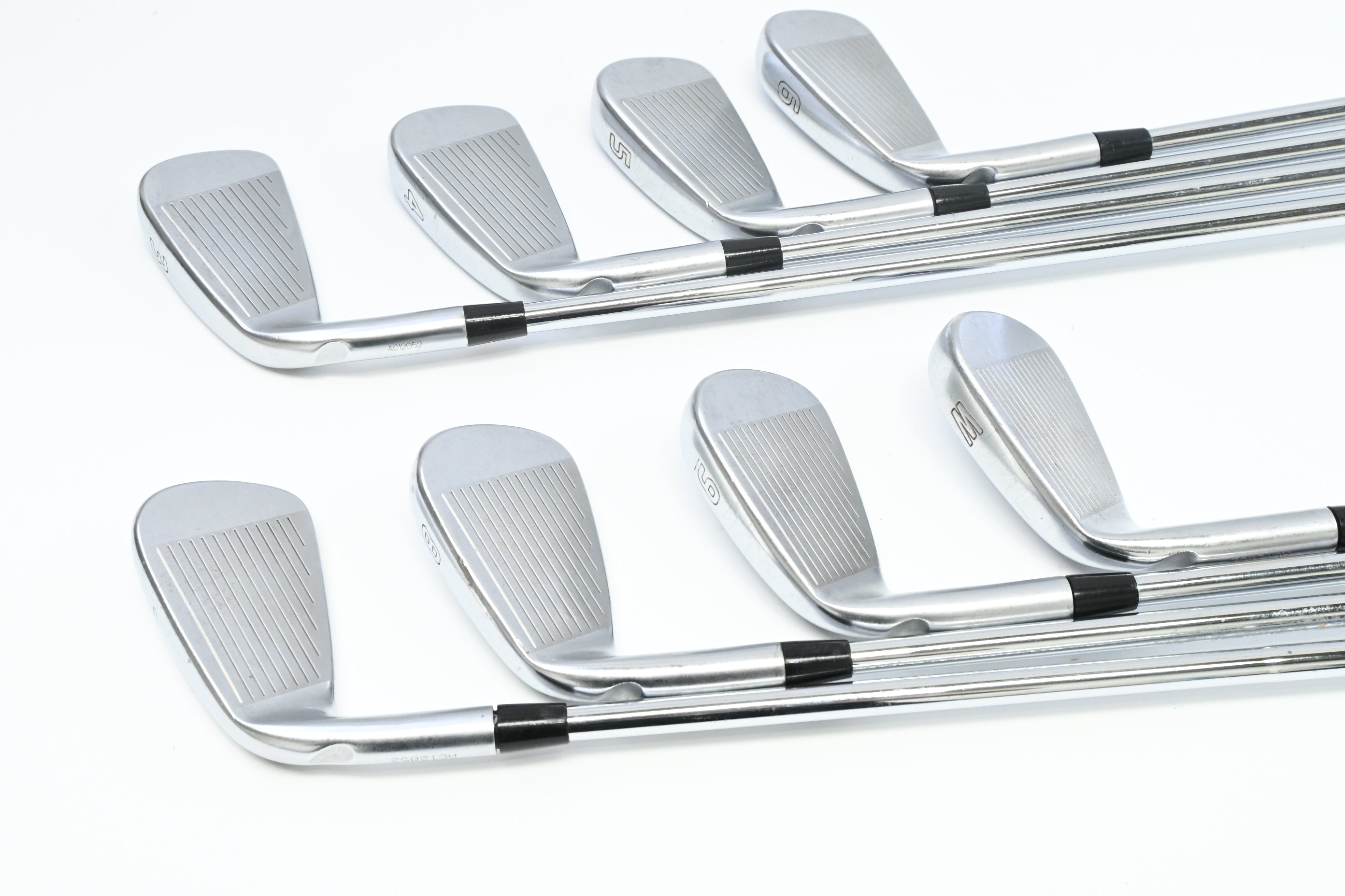 Ping i210 Irons / 3-PW / Green Dot / Stiff Flex Ping AWT 2.0 Shafts