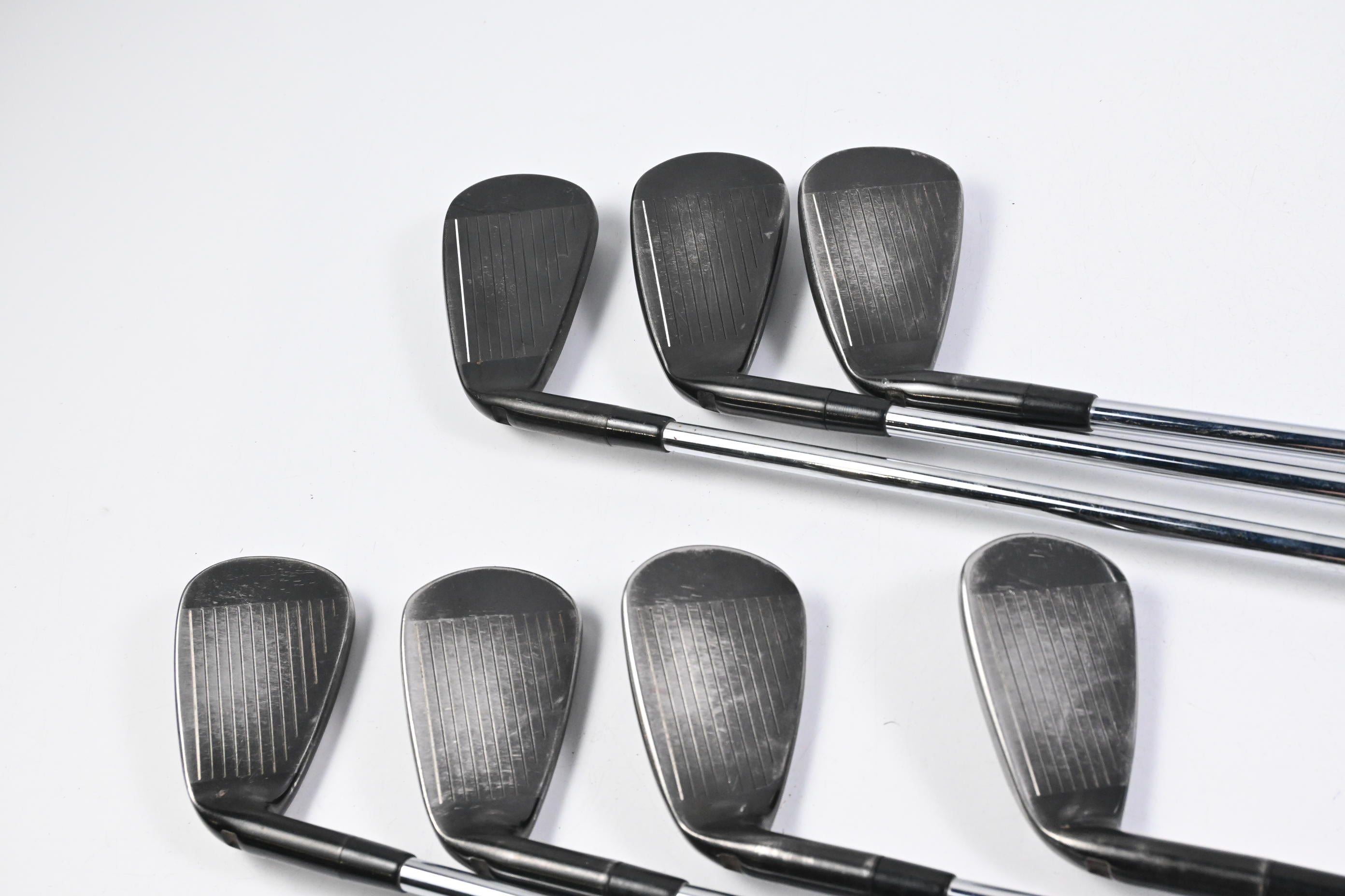 Tour Edge EXS 220 Irons / 5-PW+GW / Stiff Flex KBS MAX 80 Shafts