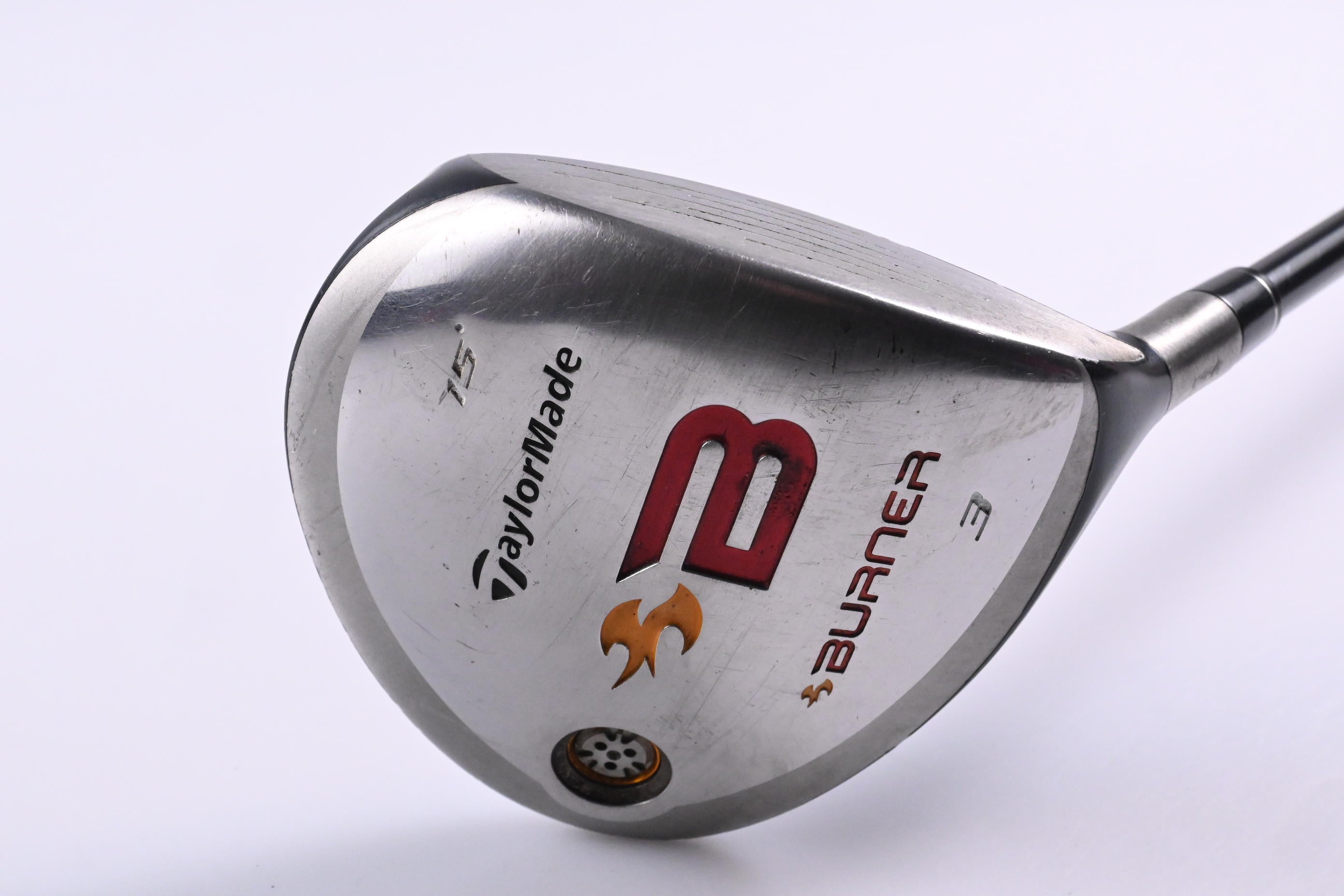 Taylormade Burner 2008 #3 Wood / 15 Degree / Regular Flex Taylormade Reax 49
