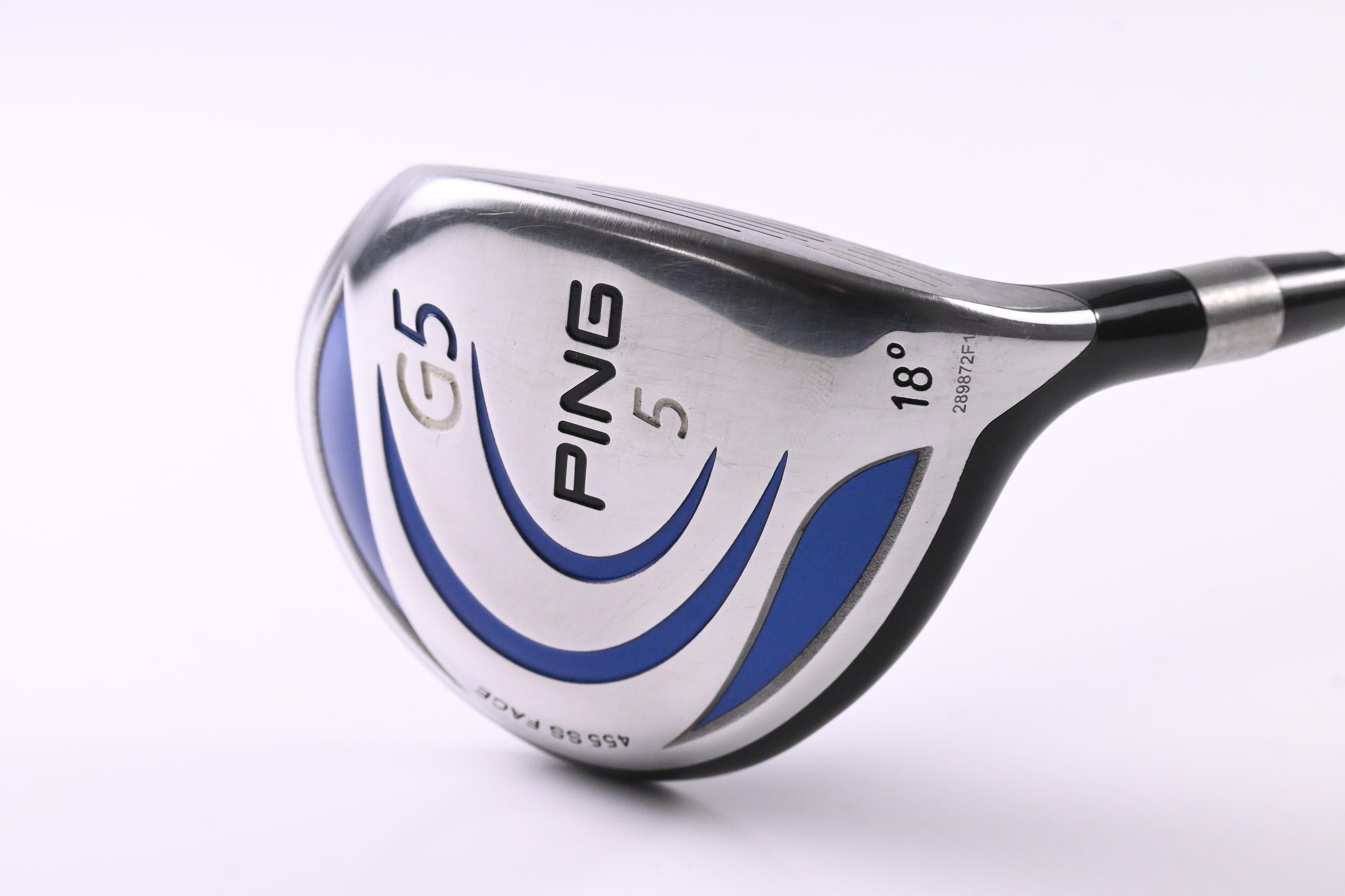 Ping G5 #5 Wood / 18 Degree / Regular Flex Aldila NV Green 75 Shaft