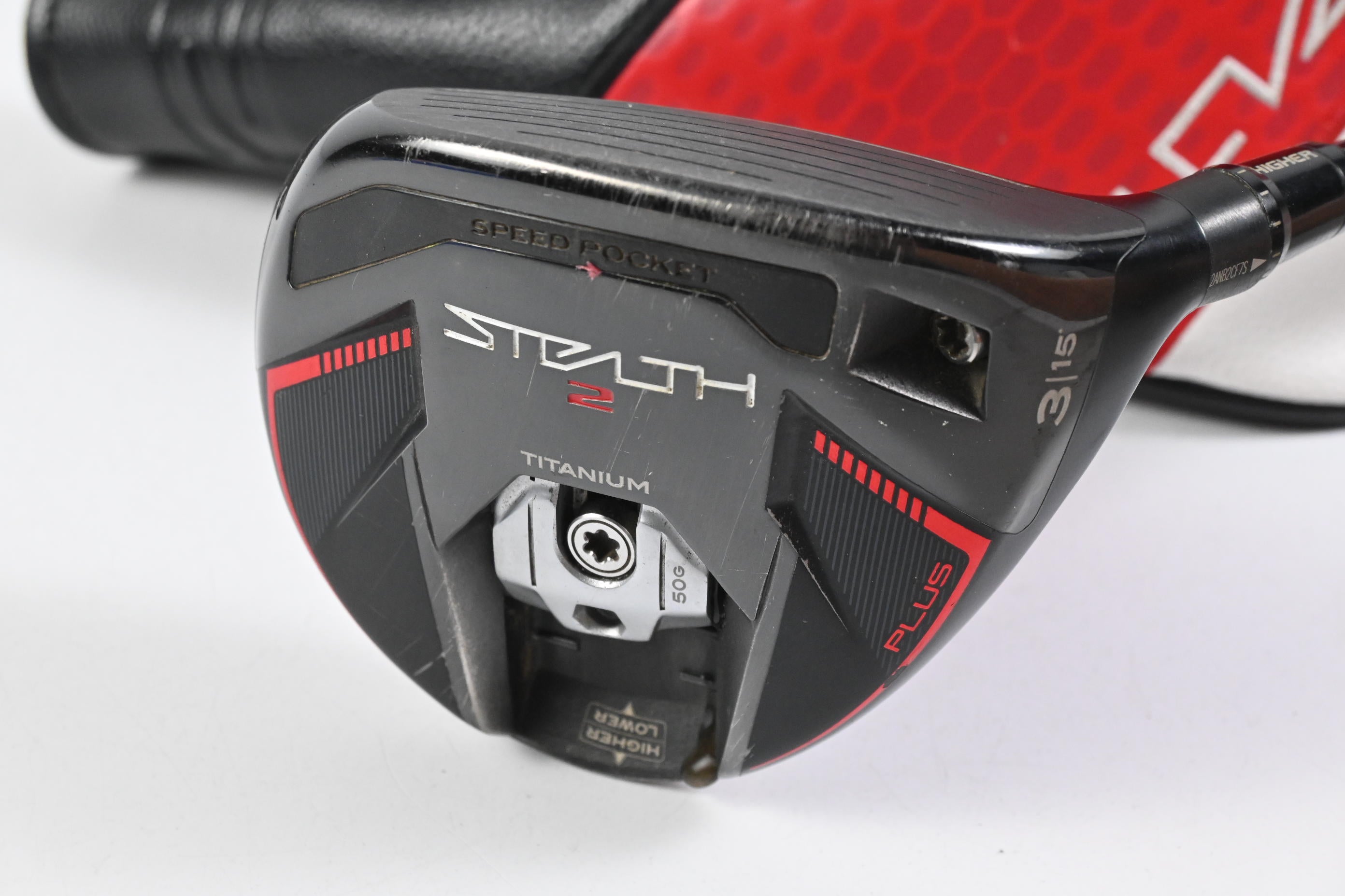 Taylormade Stealth 2 Plus #3 Wood / 15 Degree / X-Flex Kai'li Red 75 Shaft
