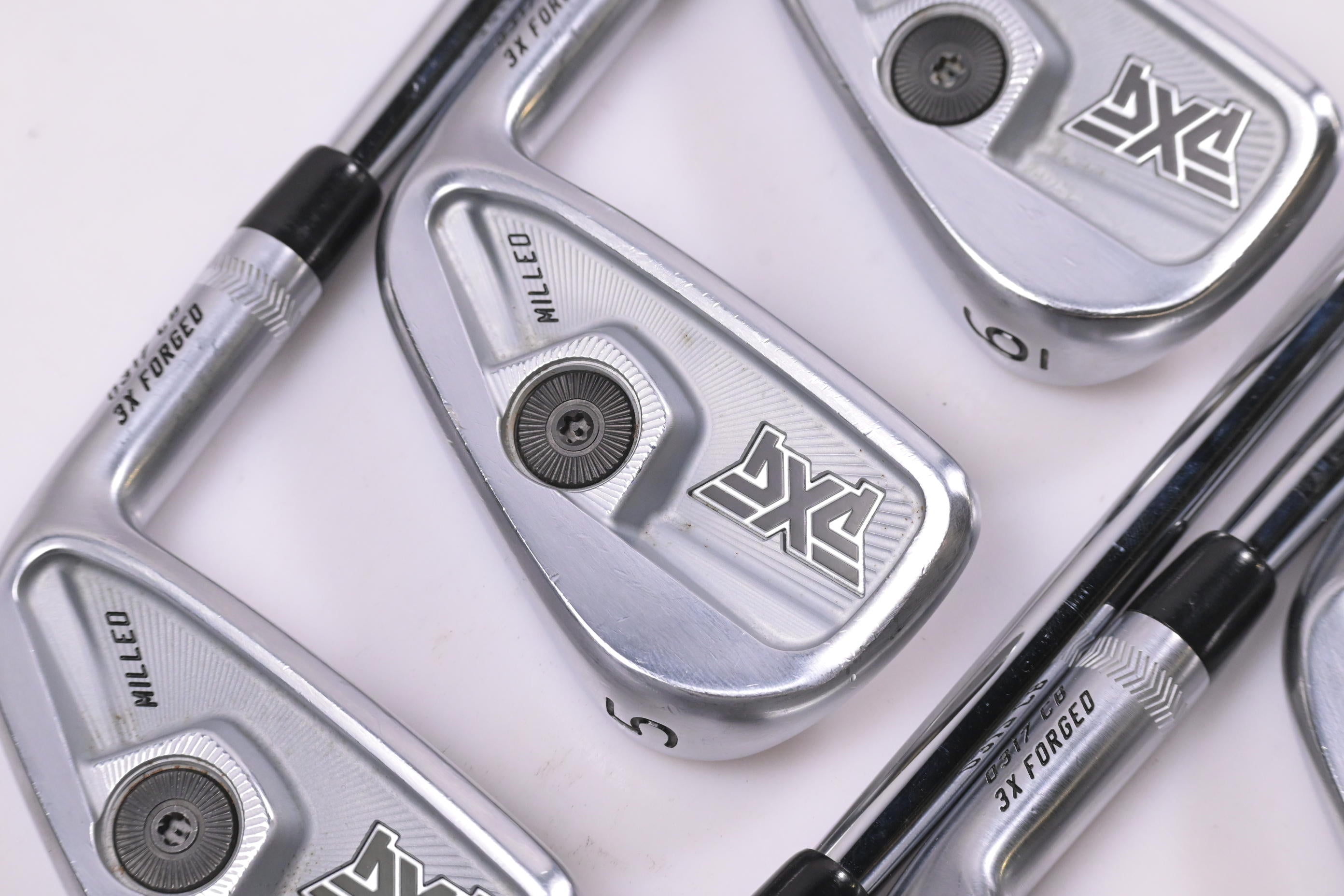 PXG 0317 CB Milled Irons / 4-PW / Stiff Flex Elevate Tour Shafts